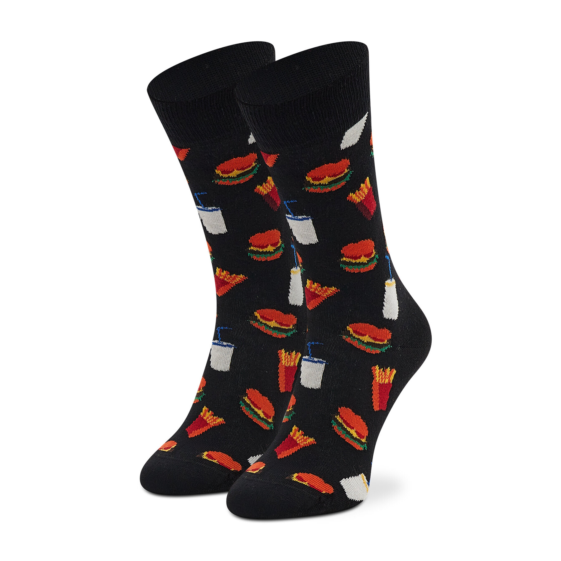 Happy Socks Unisex Magasszárú Zokni HAM01-9050 Fekete - Pepit.hu