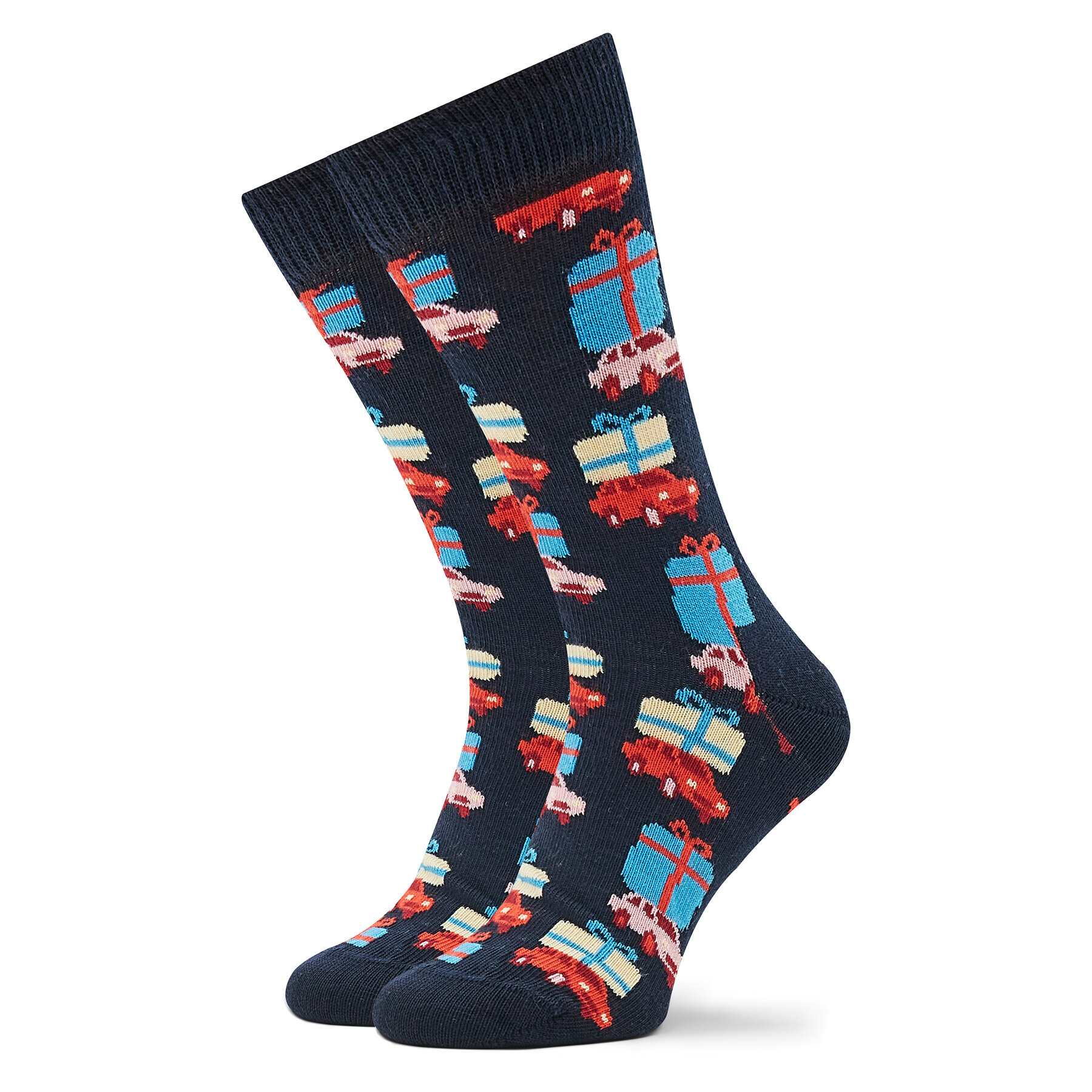 Happy Socks Unisex Magasszárú Zokni HSS01-6500 Sötétkék - Pepit.hu