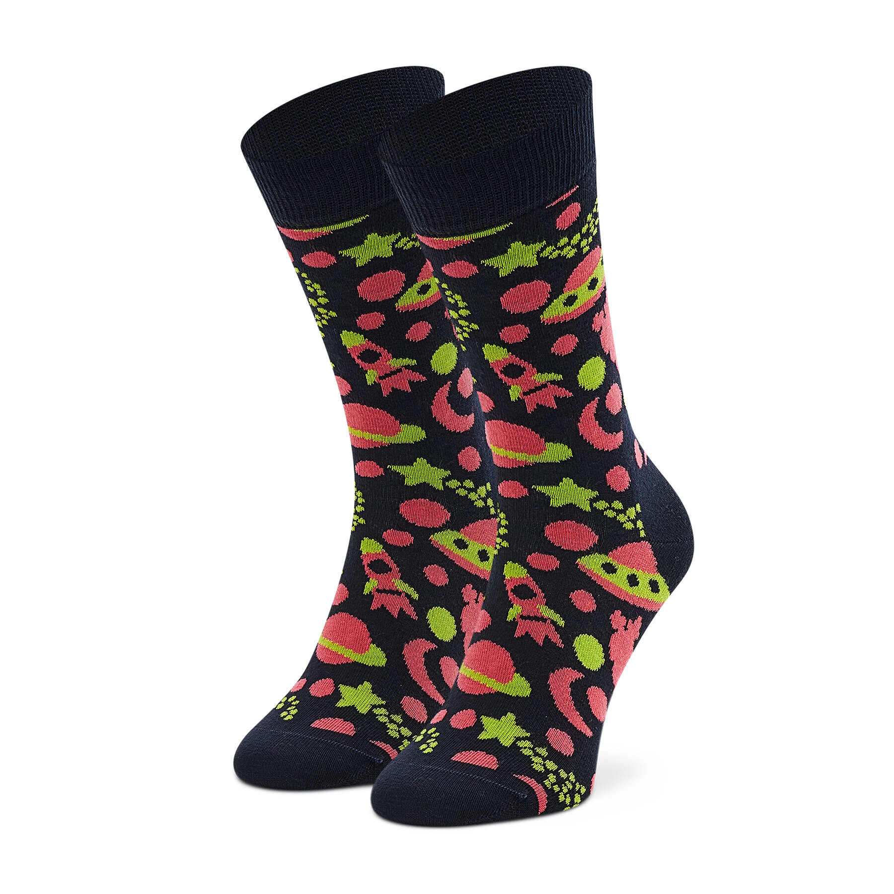 Happy Socks Unisex Magasszárú Zokni INS01-6500 Fekete - Pepit.hu