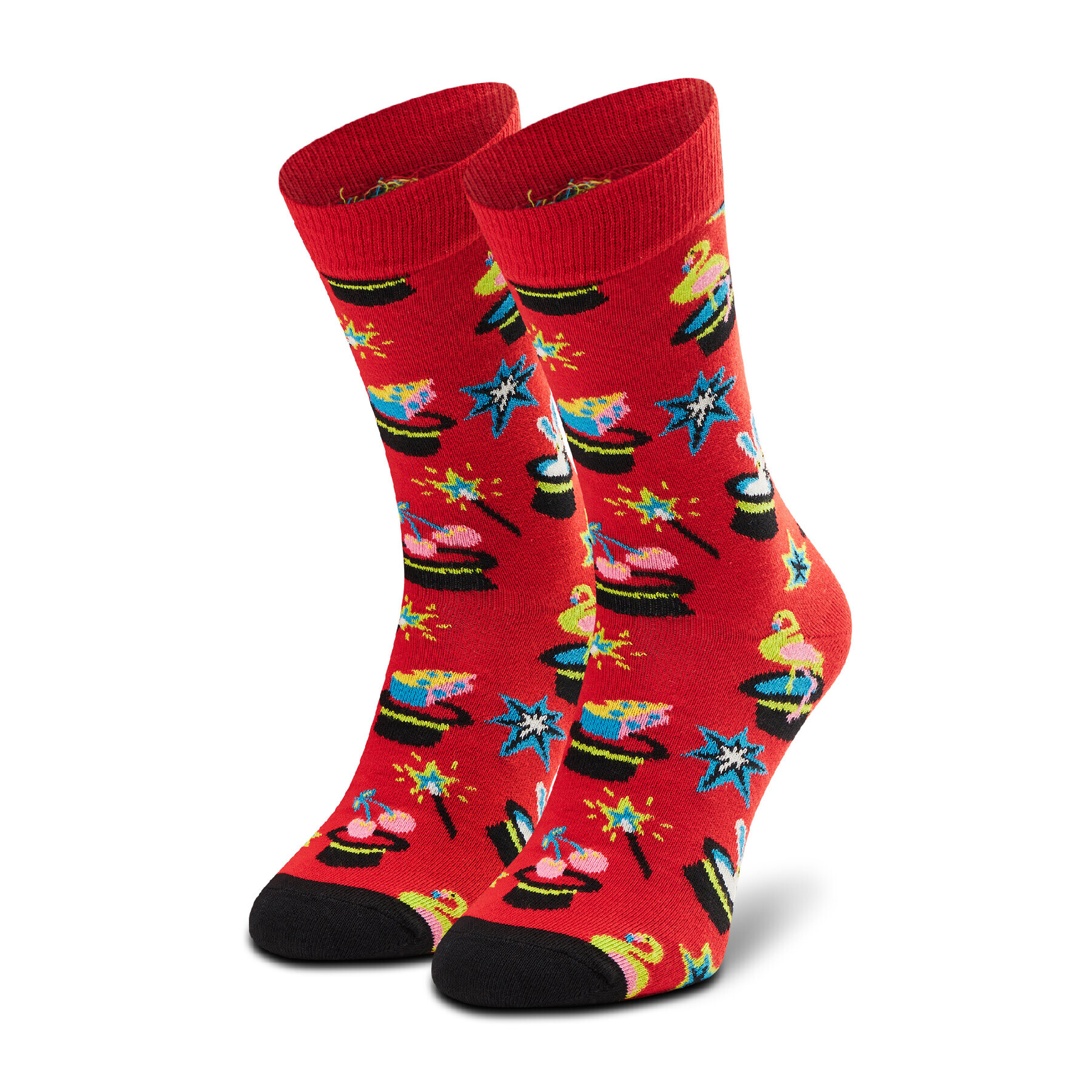 Happy Socks Unisex Magasszárú Zokni MAG01-4300 Piros - Pepit.hu