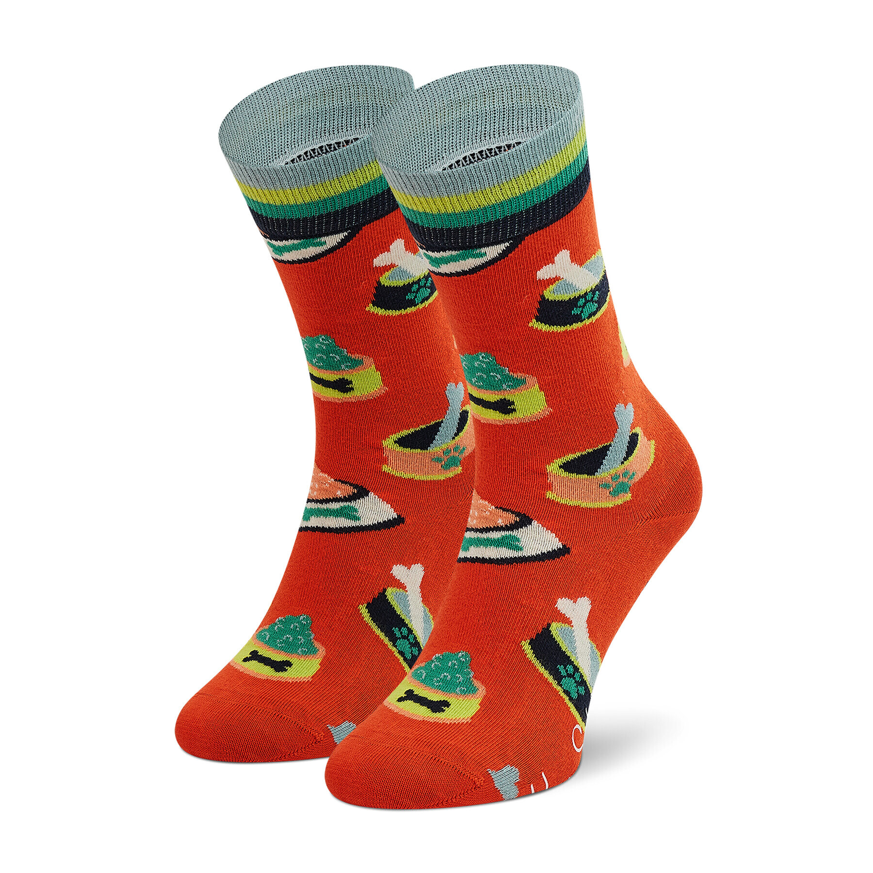 Happy Socks Unisex Magasszárú Zokni SDGF01-2700 Narancssárga - Pepit.hu