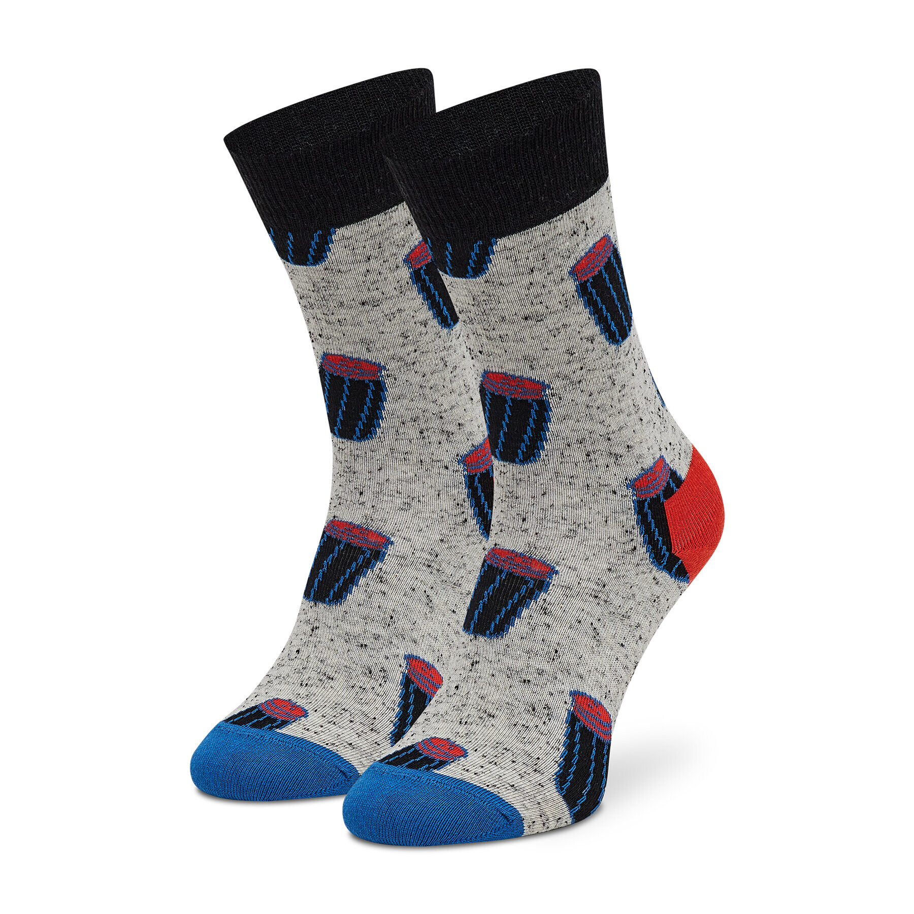 Happy Socks Unisex Magasszárú Zokni SNP01-9700 Szürke - Pepit.hu