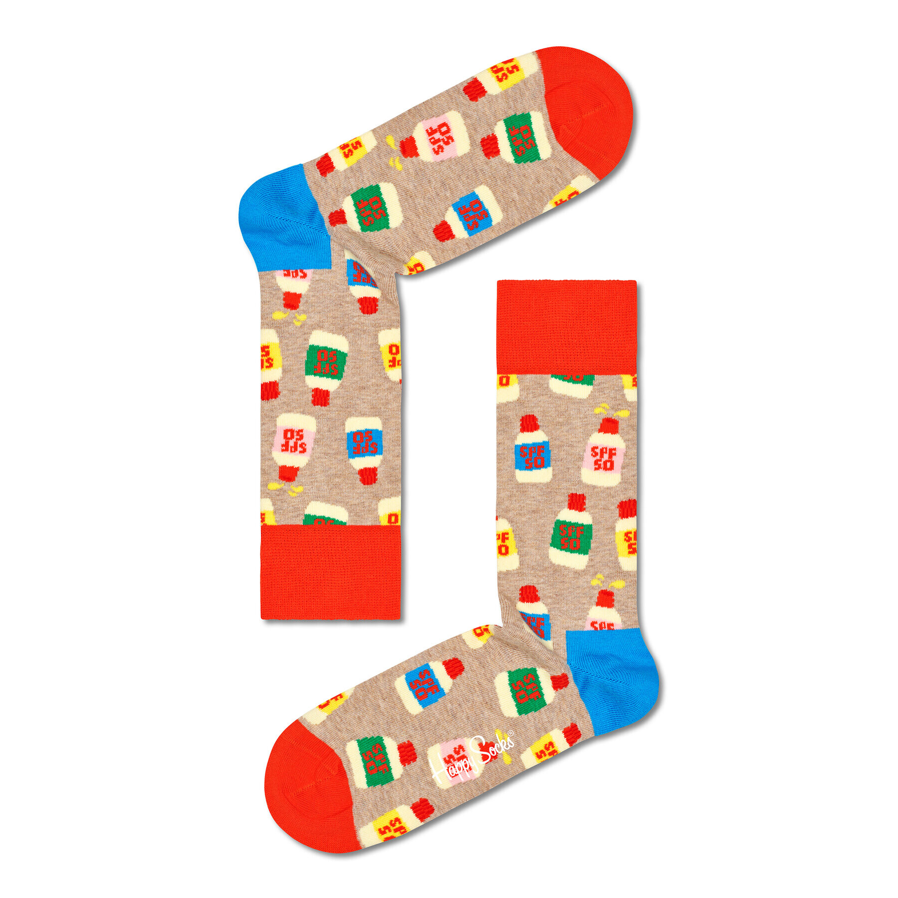 Happy Socks Unisex Magasszárú Zokni SPF01-3300 Színes - Pepit.hu