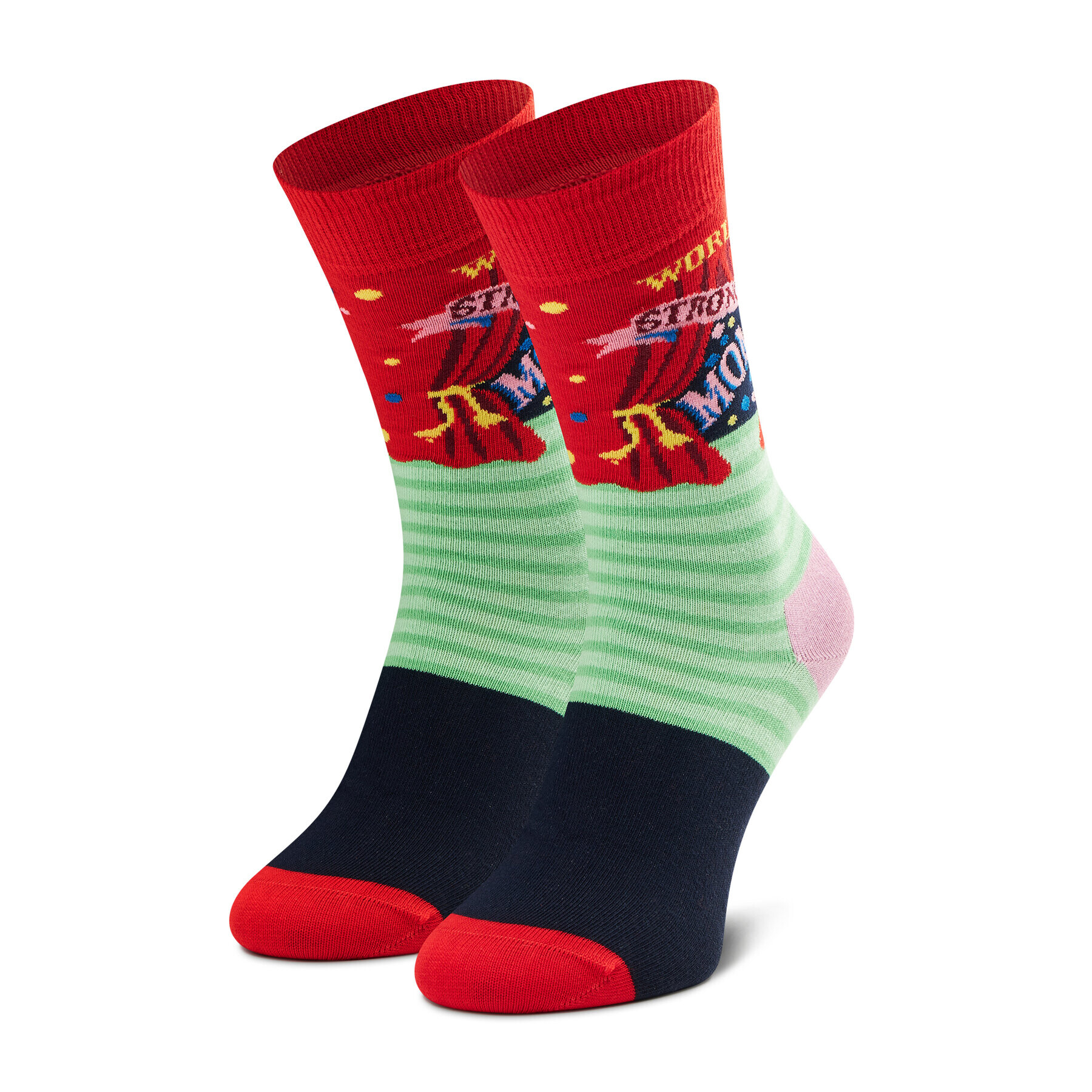 Happy Socks Unisex Magasszárú Zokni WSM01-4300 Színes - Pepit.hu