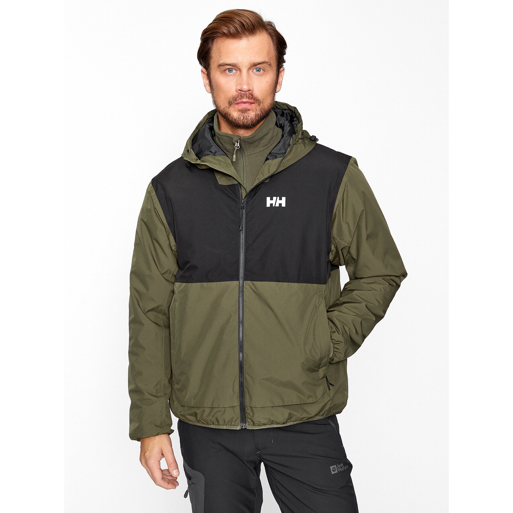 Helly Hansen Esőkabát Ervik Ins 53983 Khaki Regular Fit - Pepit.hu