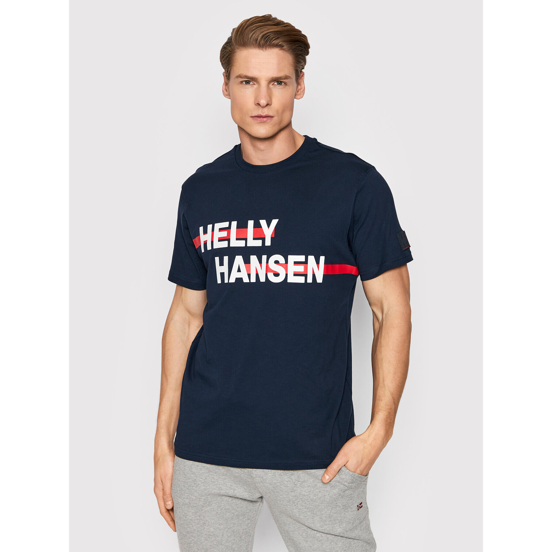 Helly Hansen Póló Rwb Graphic 53763 Sötétkék Regular Fit - Pepit.hu