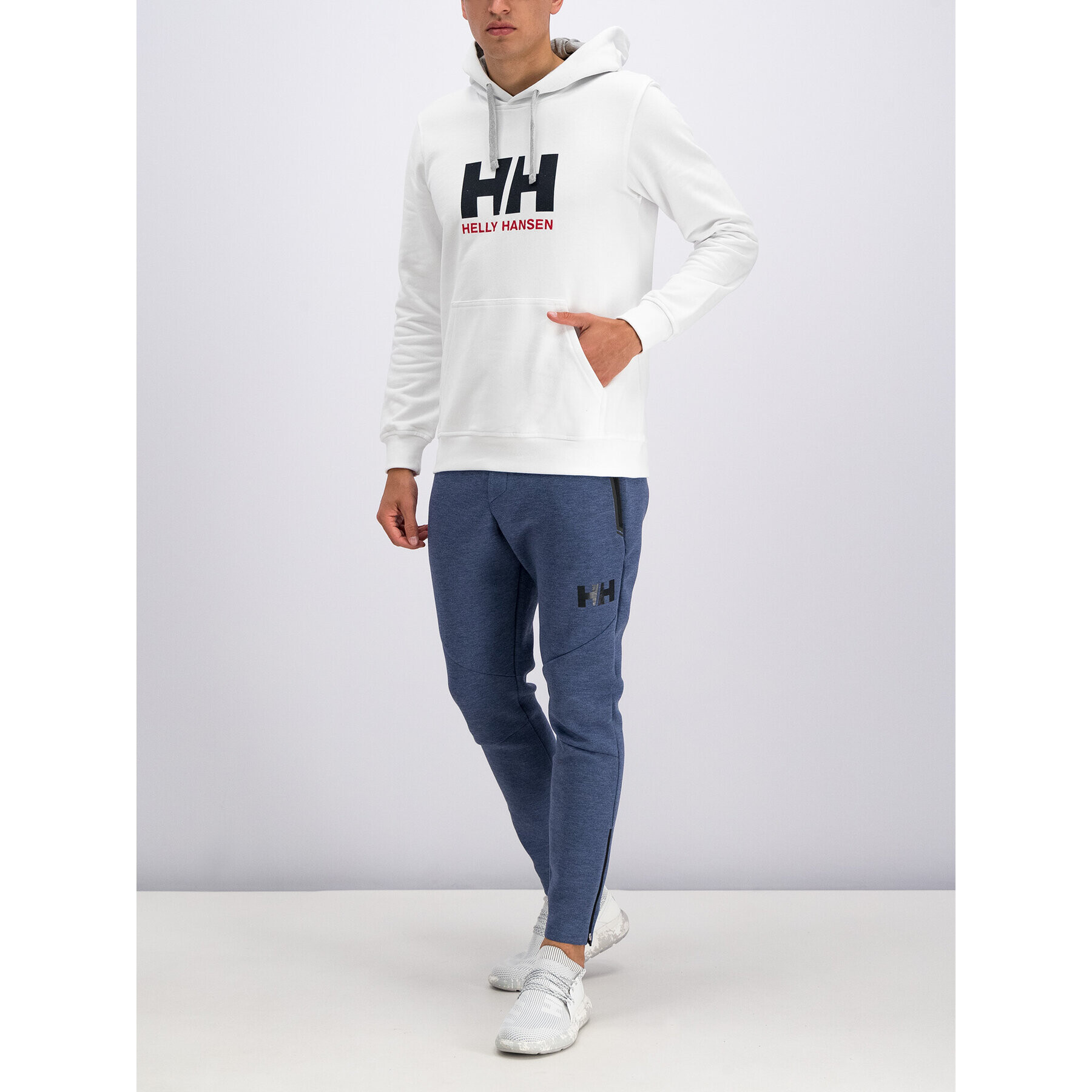 Helly Hansen Pulóver Hh Logo 33977 Fehér Regular Fit - Pepit.hu