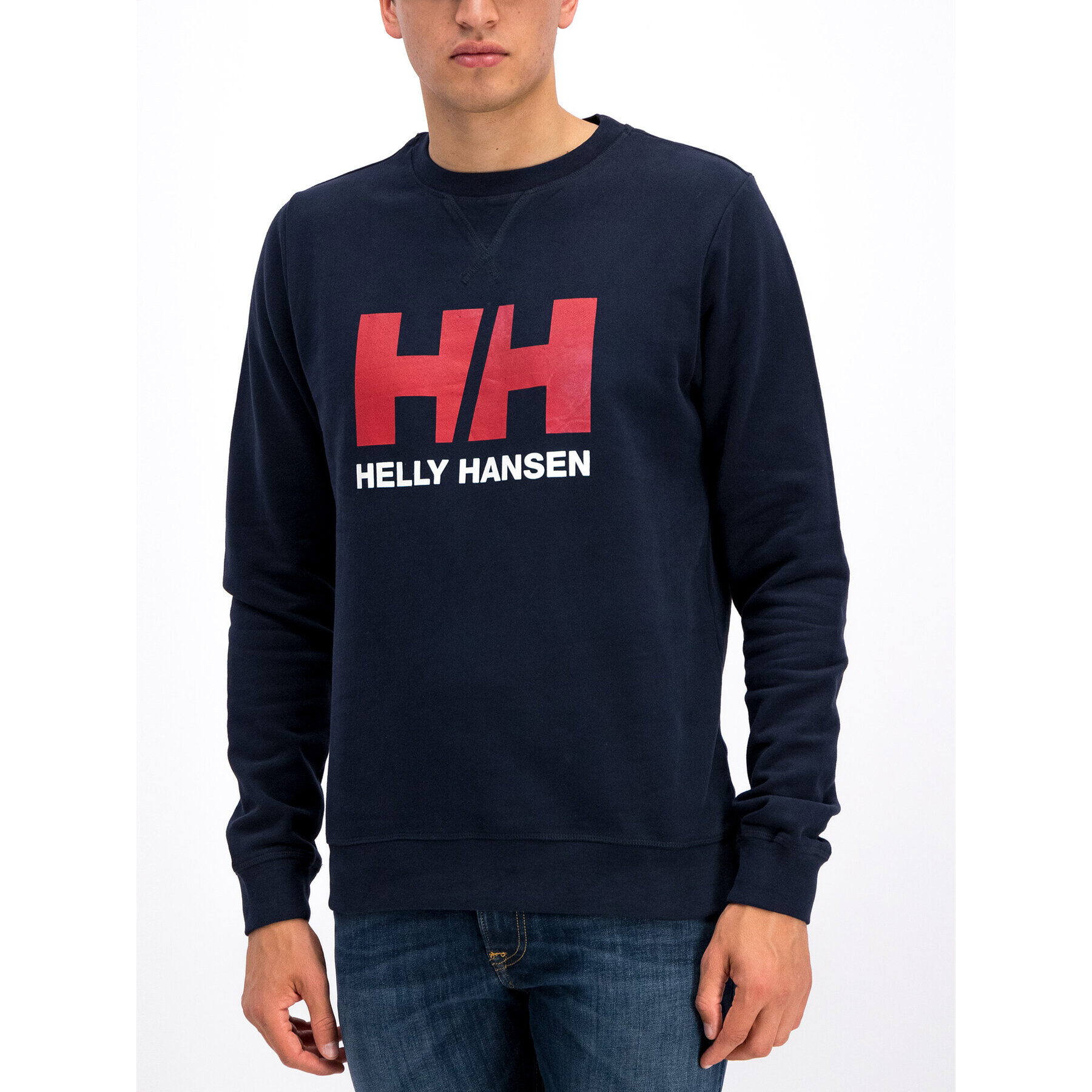 Helly Hansen Pulóver Hh Logo Crew 34000 Sötétkék Regular Fit - Pepit.hu