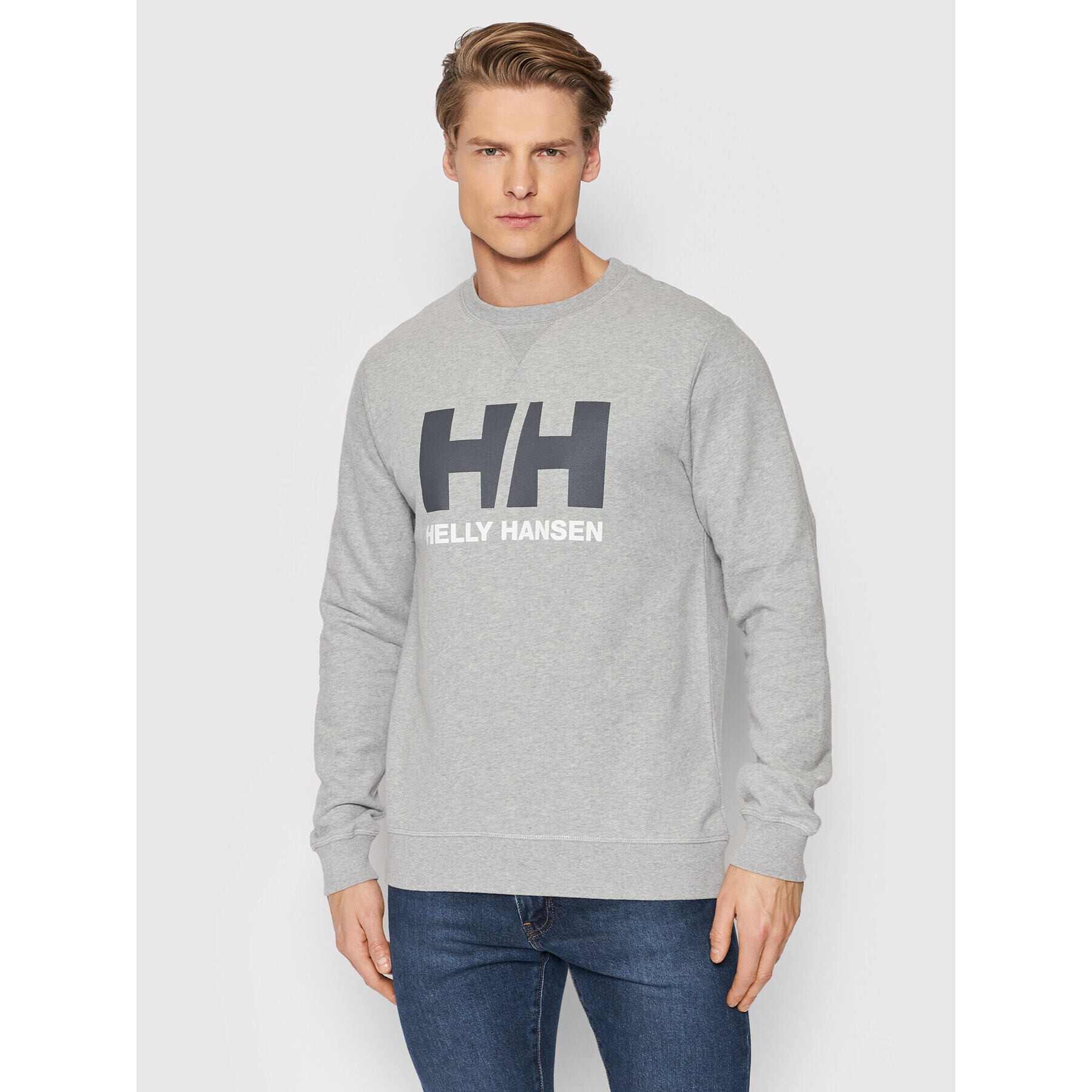 Helly Hansen Pulóver Hh Logo Crew 34000 Szürke Regular Fit - Pepit.hu