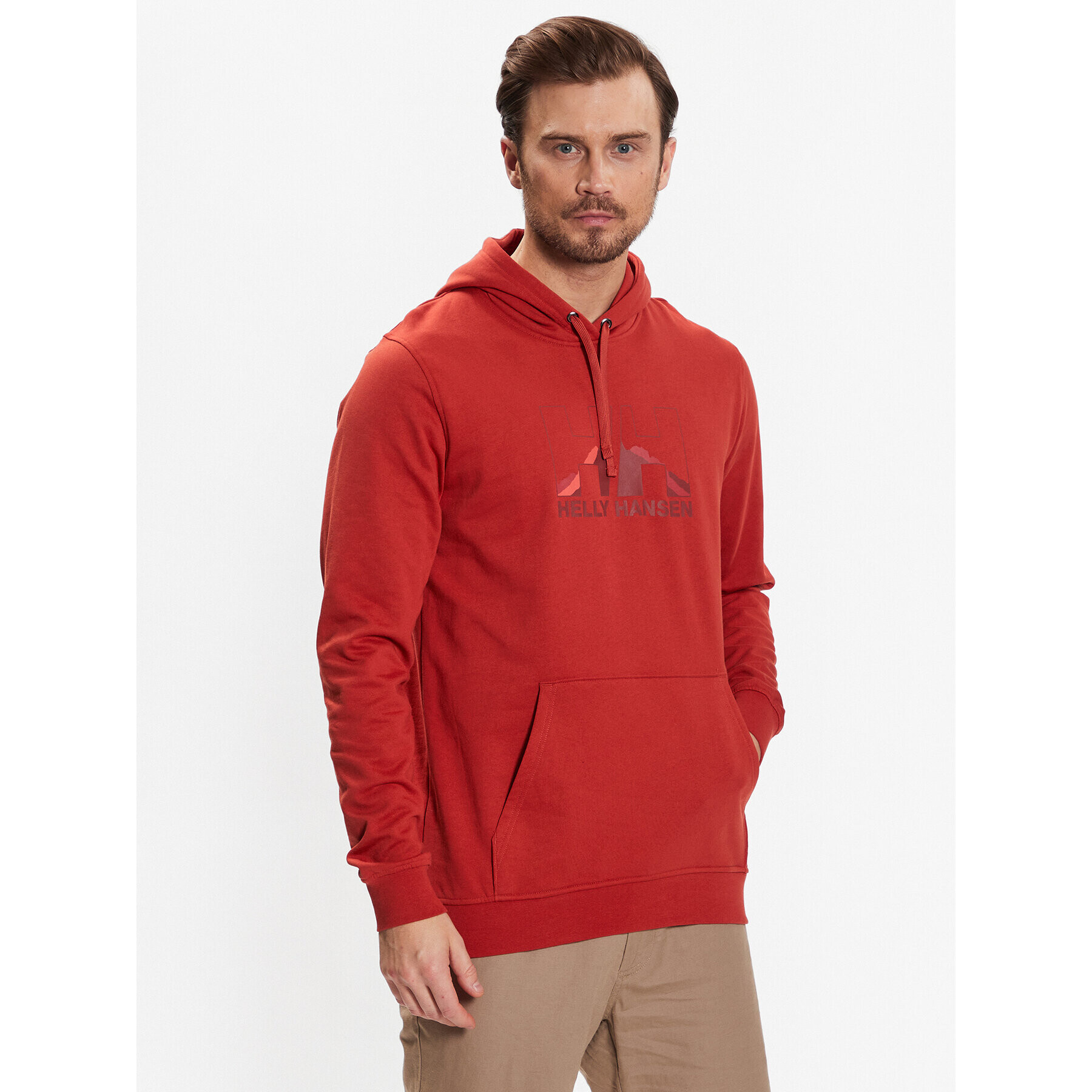 Helly Hansen Pulóver Nord Graphic 62975 Narancssárga Regular Fit - Pepit.hu