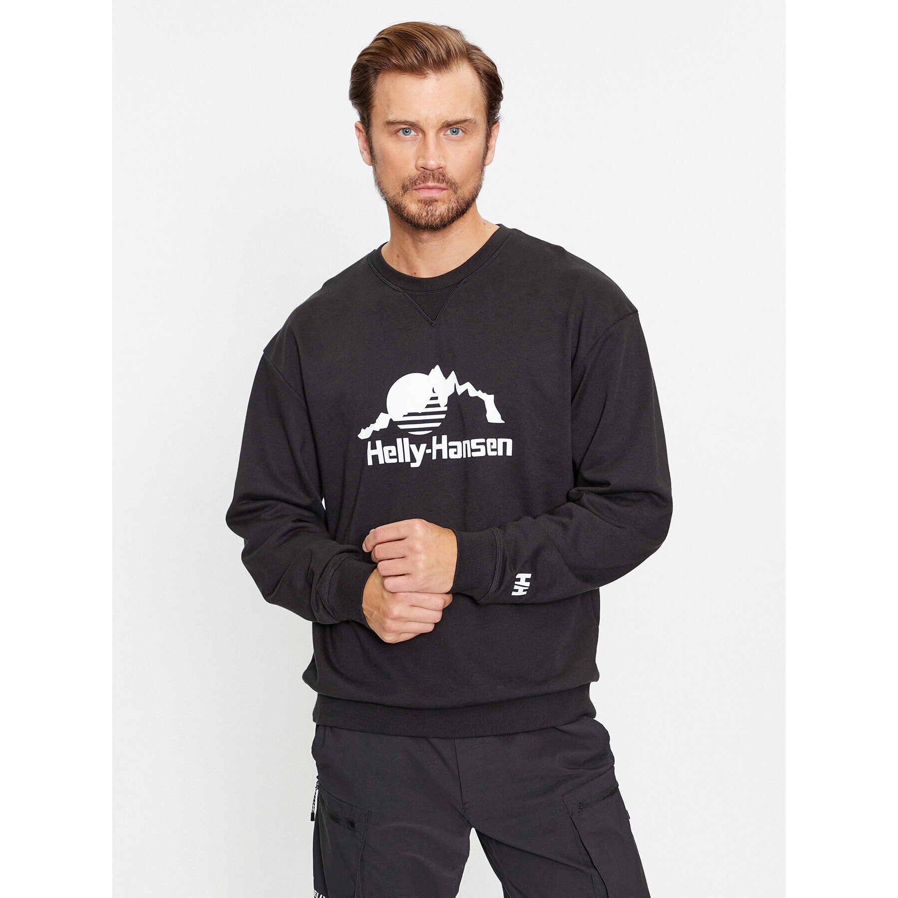 Helly Hansen Pulóver Yu Crew Sweater 2.0 53891 Fekete Regular Fit - Pepit.hu