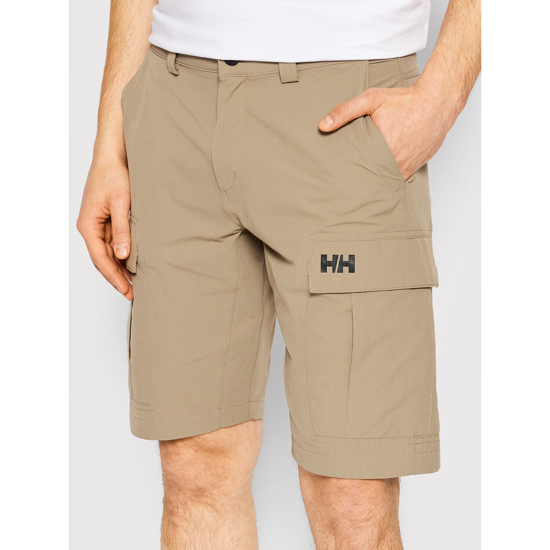 Helly Hansen Sport rövidnadrág HH QD Cargo 54154 Bézs Regular Fit - Pepit.hu