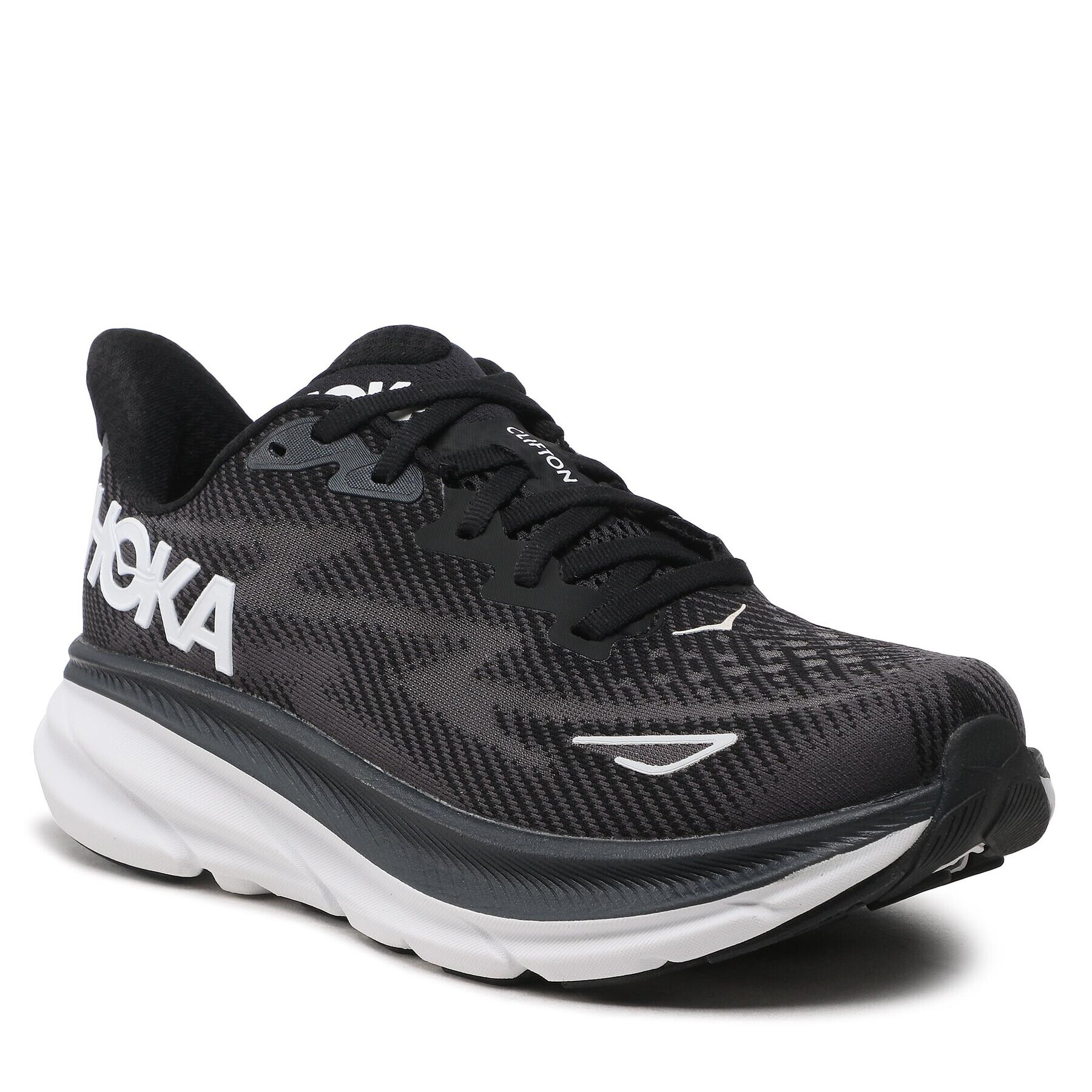 Hoka Cipő Clifton 9 1132211 WIDE Fekete - Pepit.hu