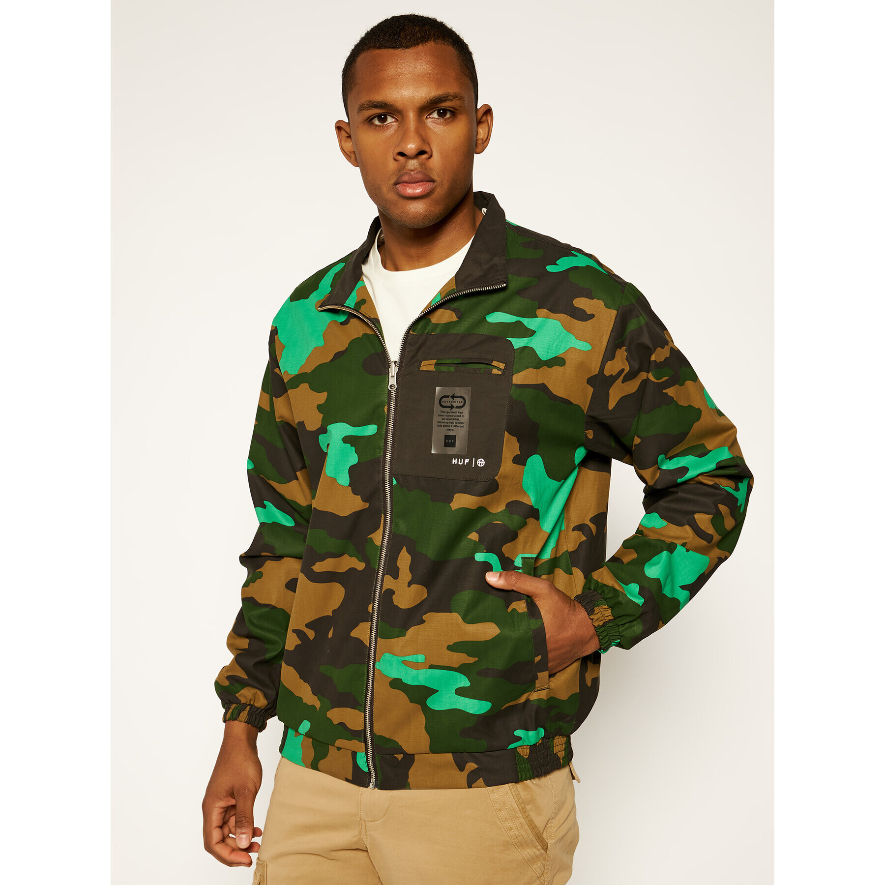 HUF Átmeneti kabát Cambridge Harrington JK00212 Színes Regular Fit - Pepit.hu