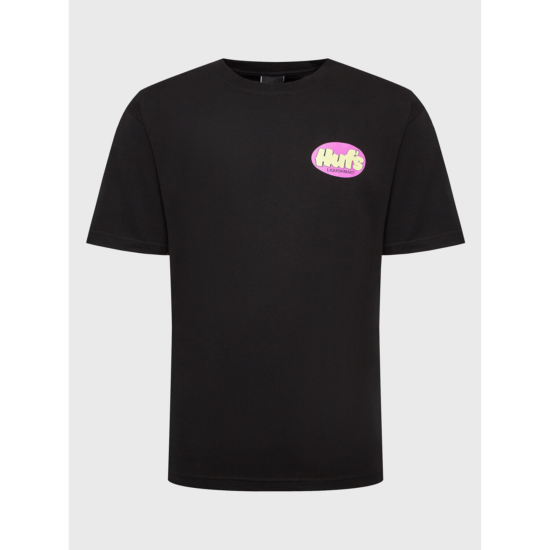 HUF Póló Liquormart TS01946 Fekete Regular Fit - Pepit.hu