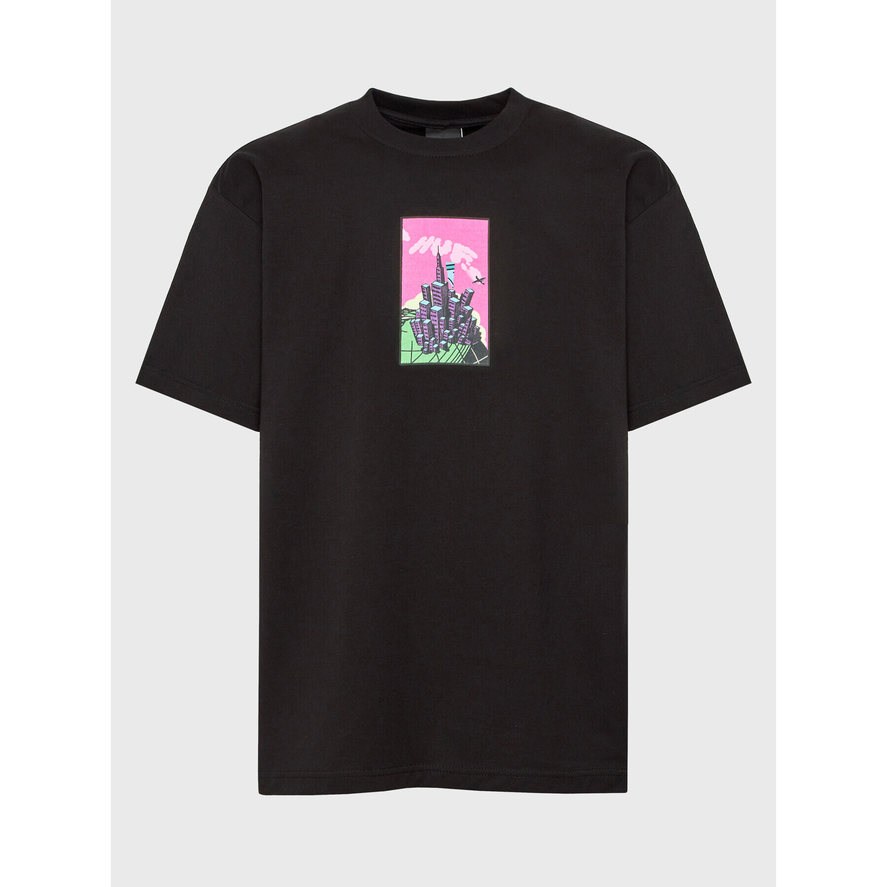 HUF Póló Sky Is The Limit TS01948 Fekete Regular Fit - Pepit.hu