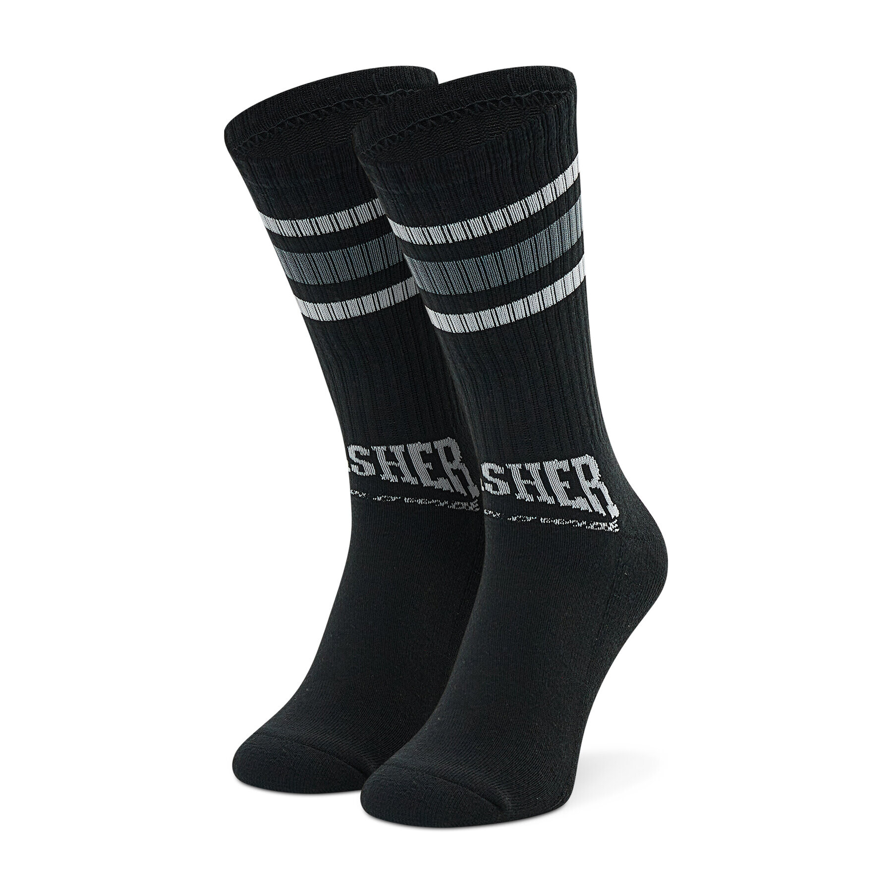 HUF Unisex Magasszárú Zokni Center Field Sock SK00722 Fekete - Pepit.hu