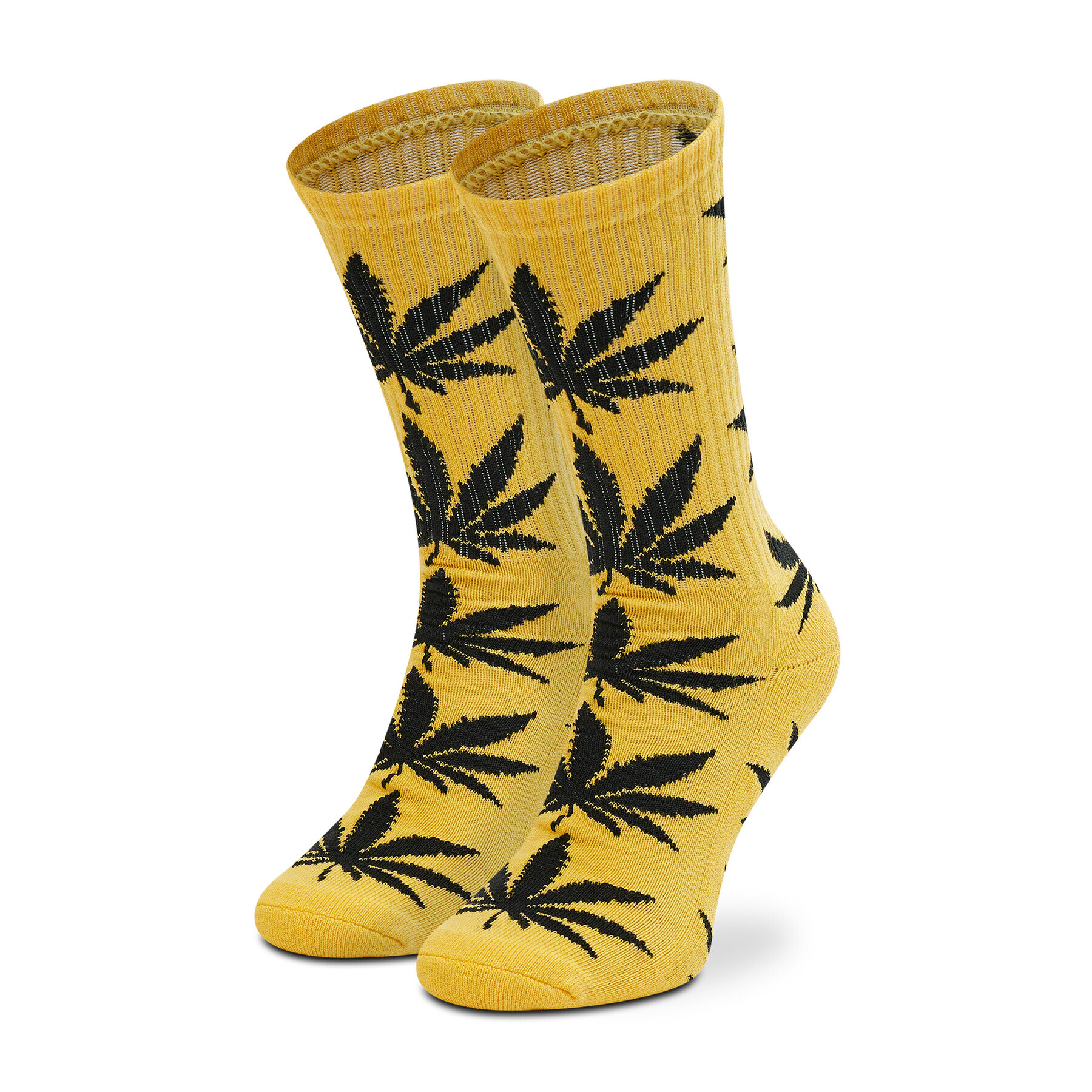 HUF Unisex Magasszárú Zokni Essentials Plantlife Sock SK00298 r. OS Sárga - Pepit.hu