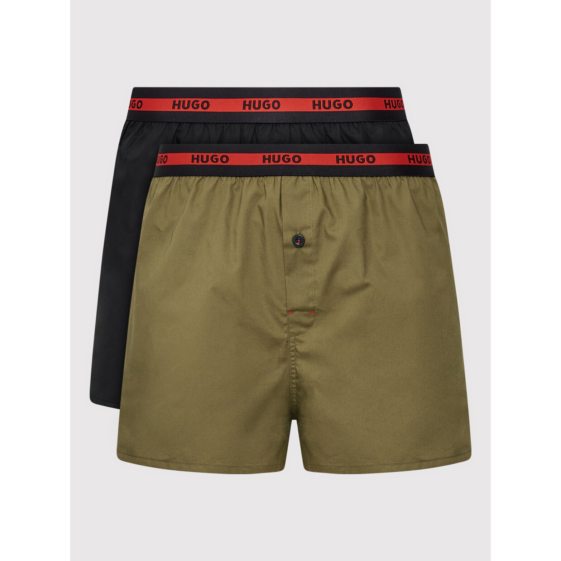 Hugo 2 darab boxer Woven 50469774 Színes - Pepit.hu