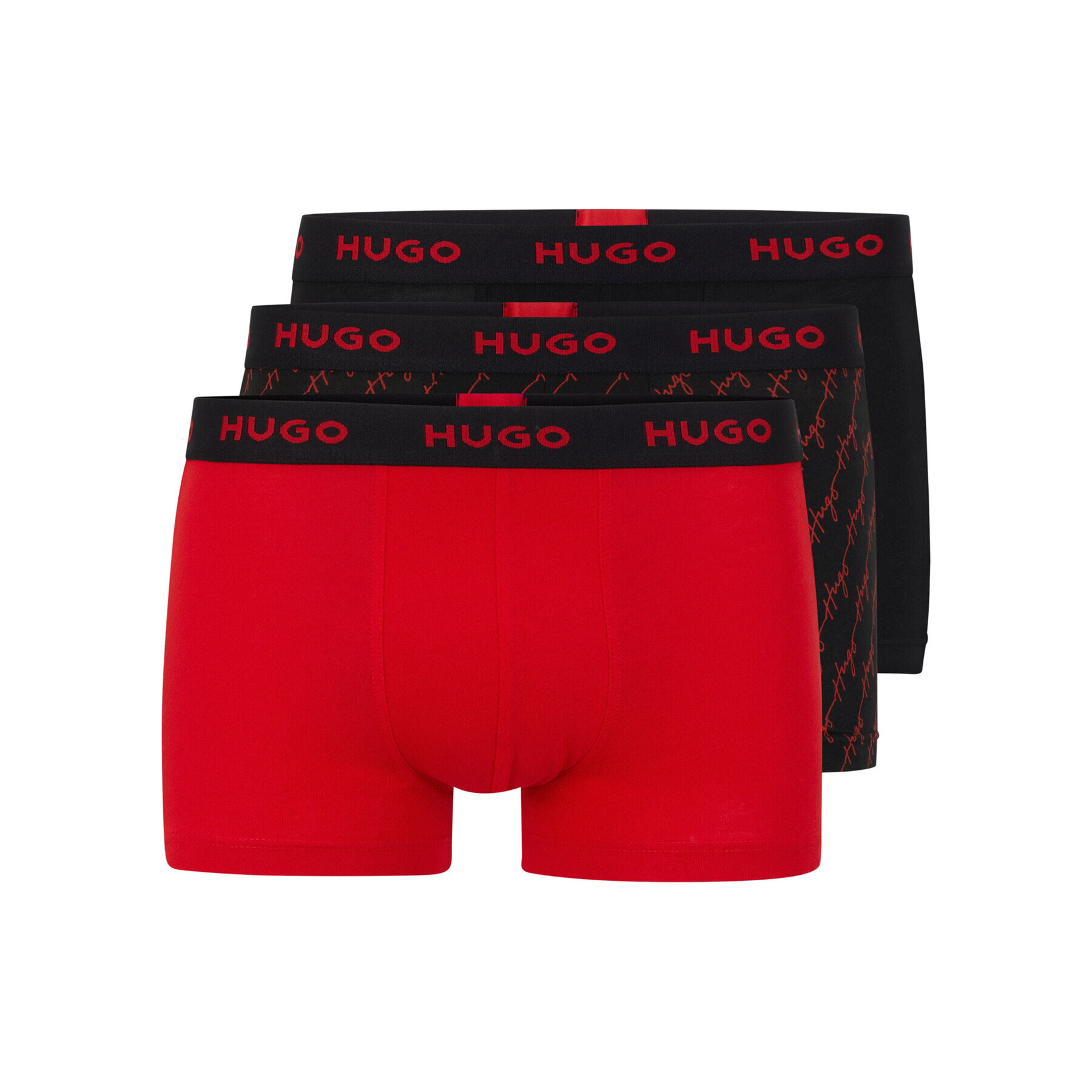 Hugo 3 darab boxer 50480170 Fekete - Pepit.hu