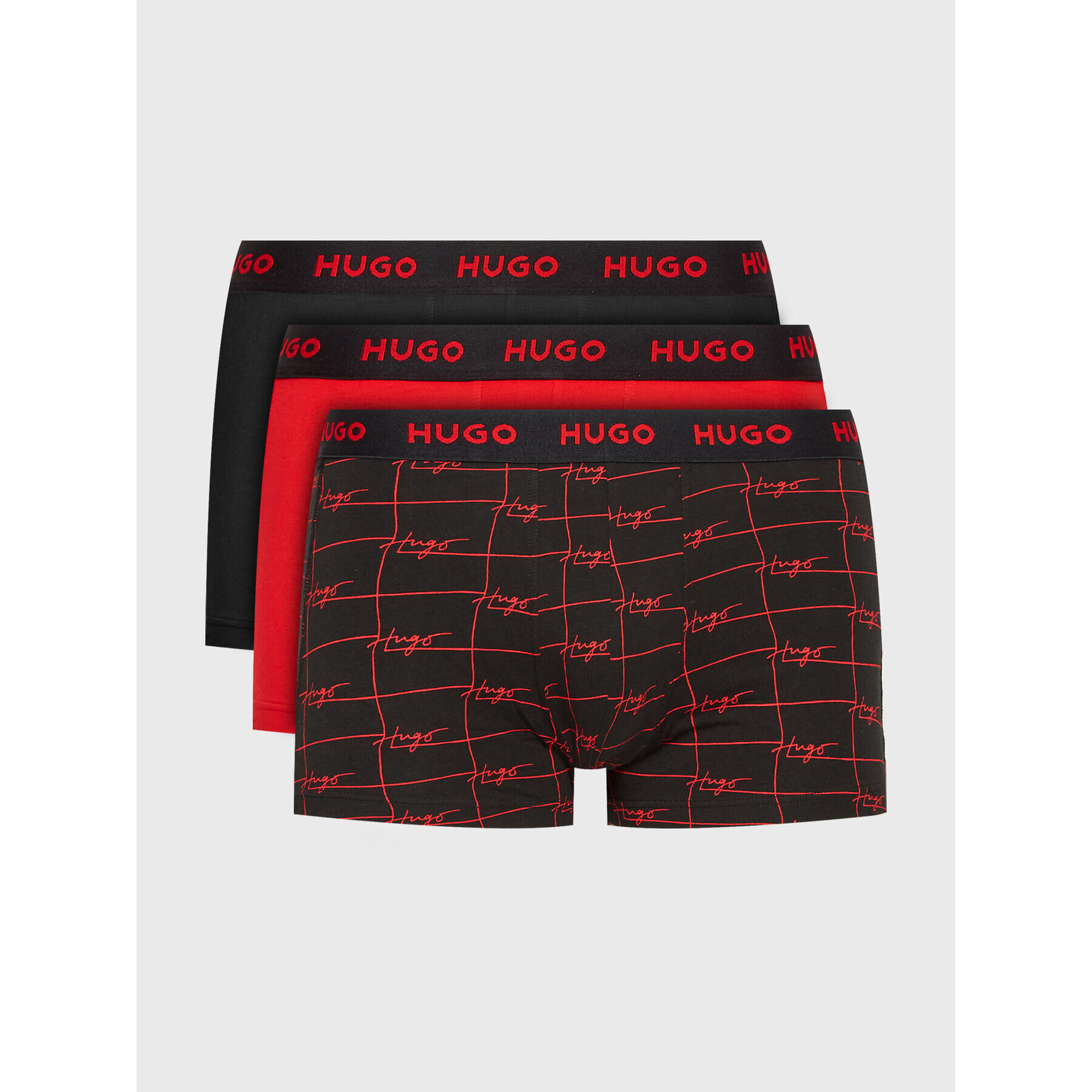 Hugo 3 darab boxer Triplet Design 50480170 Színes - Pepit.hu