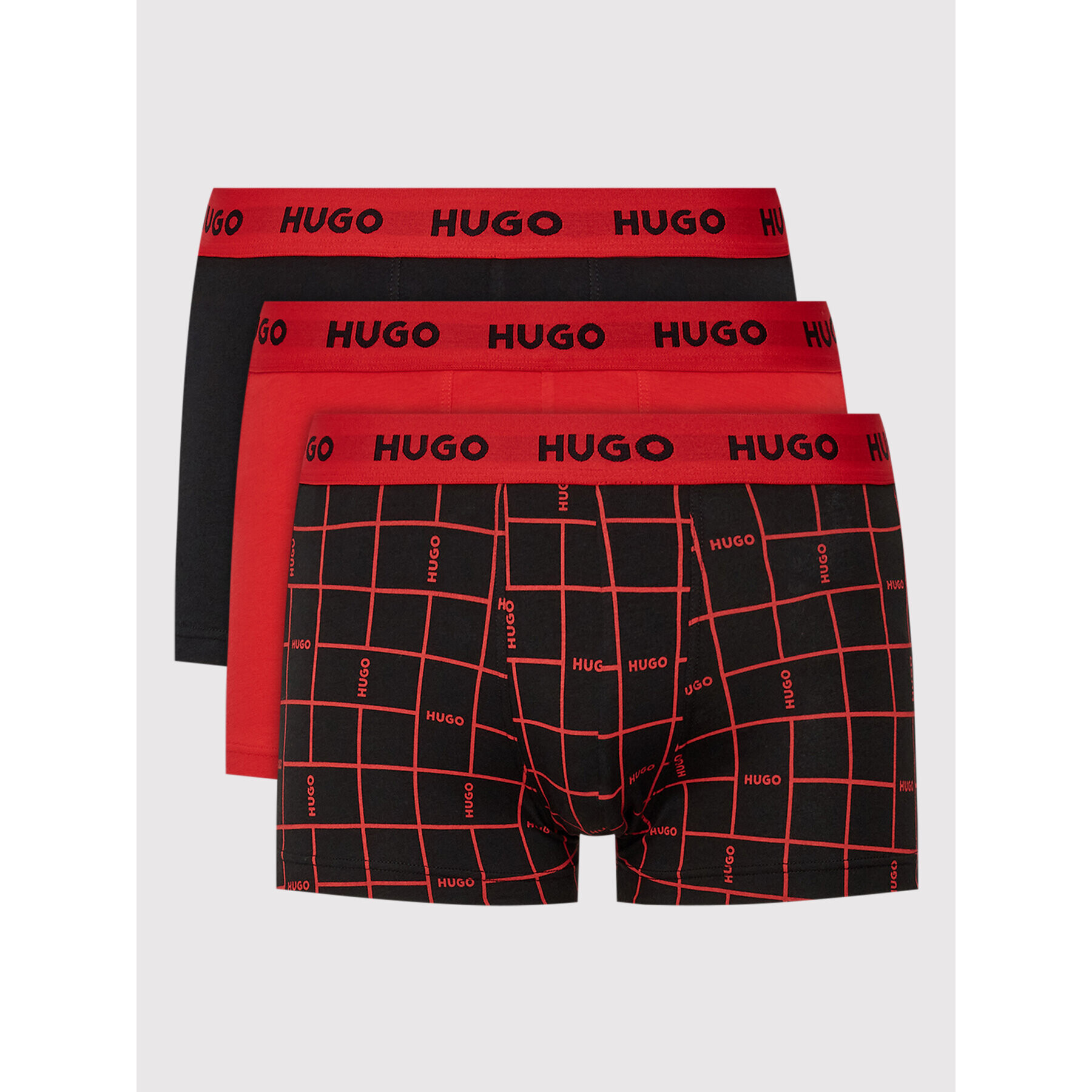 Hugo 3 darab boxer Trunk Triplet Design 50480170 Színes - Pepit.hu