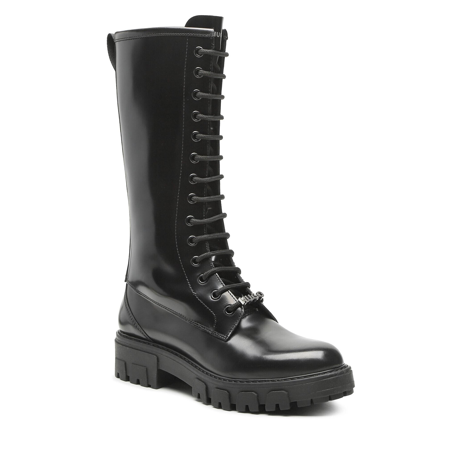 Hugo Csizma Axel Mid Boot 50481211 10222481 01 Fekete - Pepit.hu