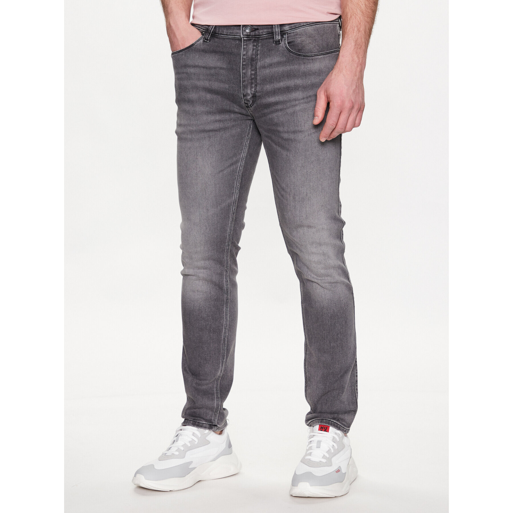 Hugo Farmer 50483877 Ezüst Extra Slim Fit - Pepit.hu