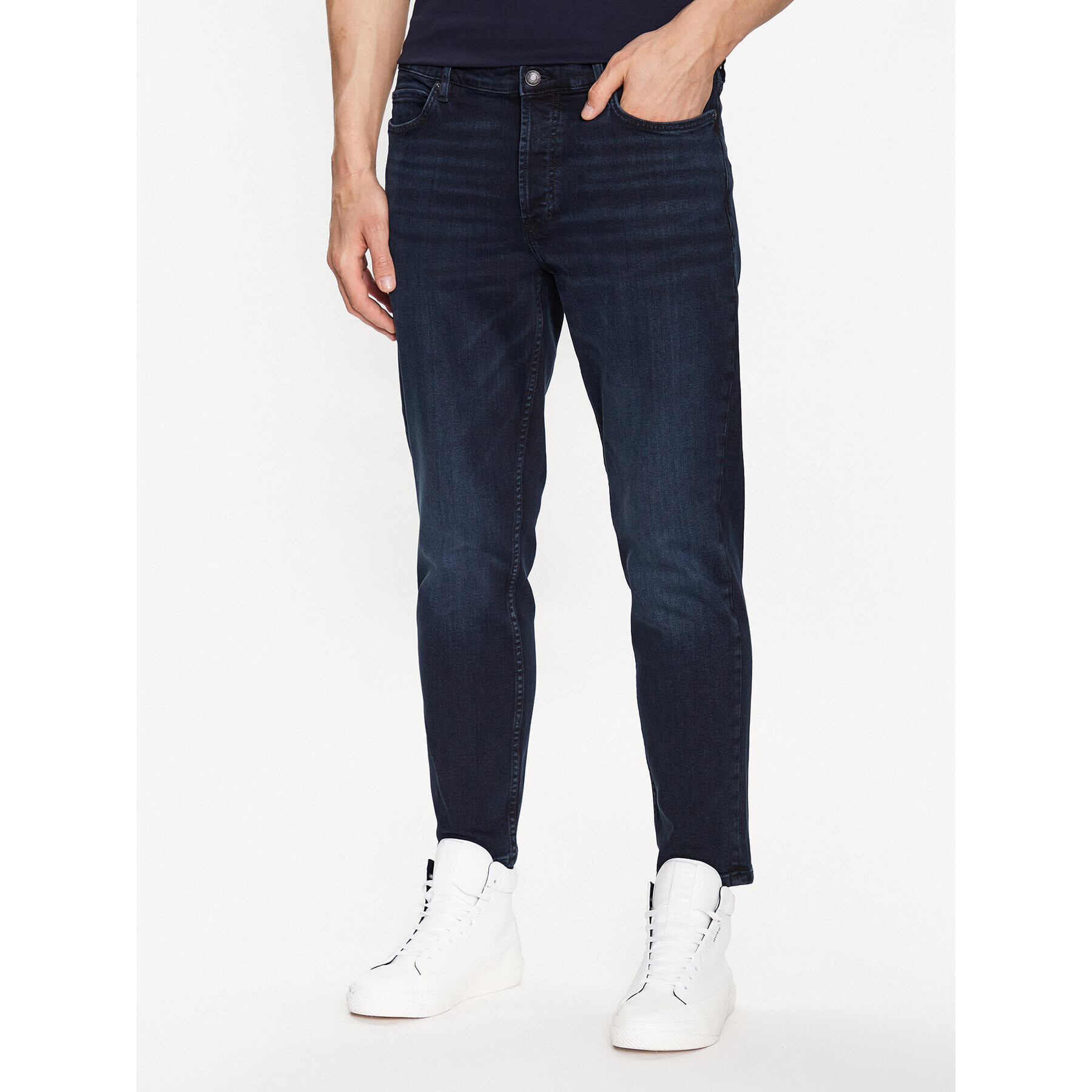 Hugo Farmer 50488894 Kék Tapered Fit - Pepit.hu