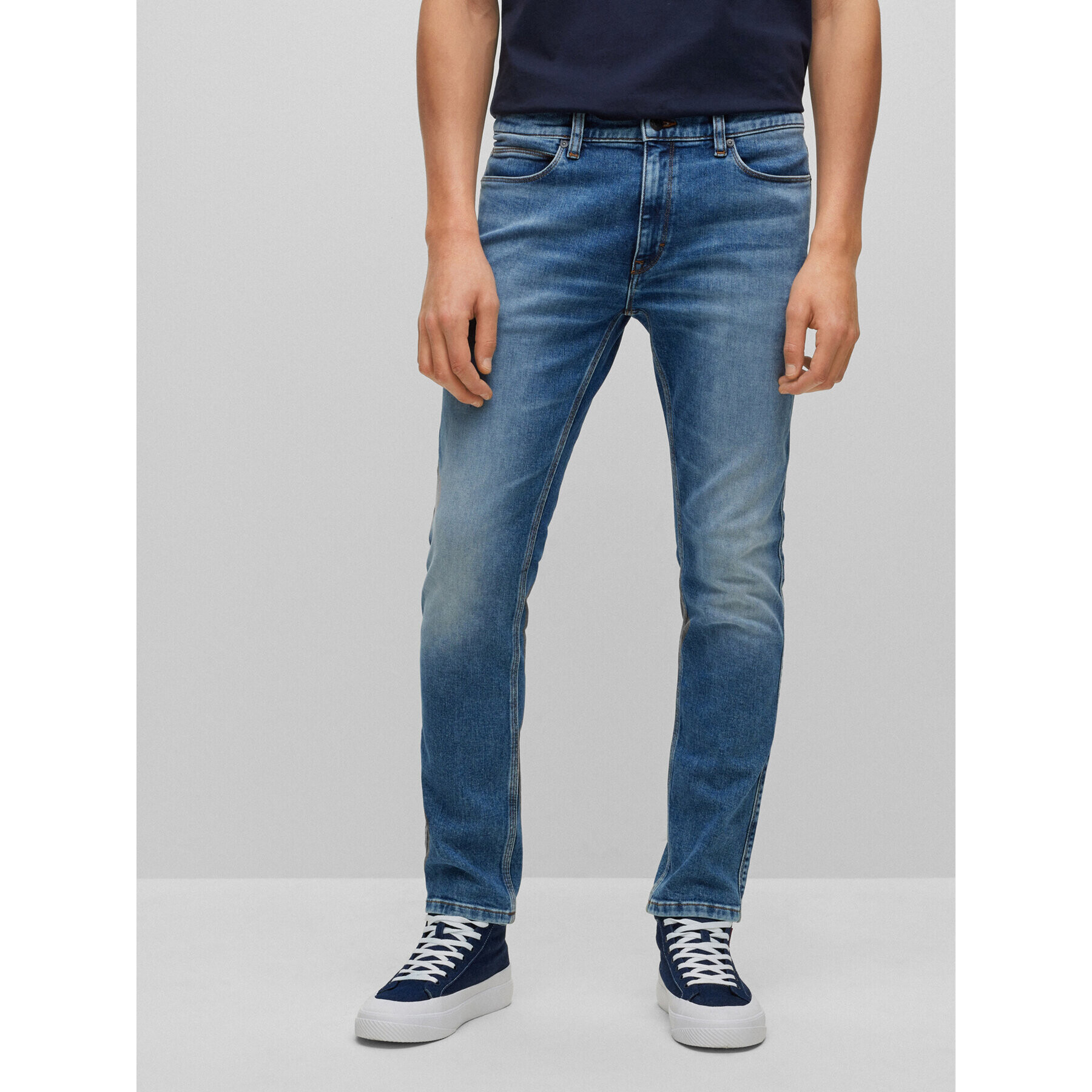 Hugo Farmer 50489838 Kék Extra Slim Fit - Pepit.hu