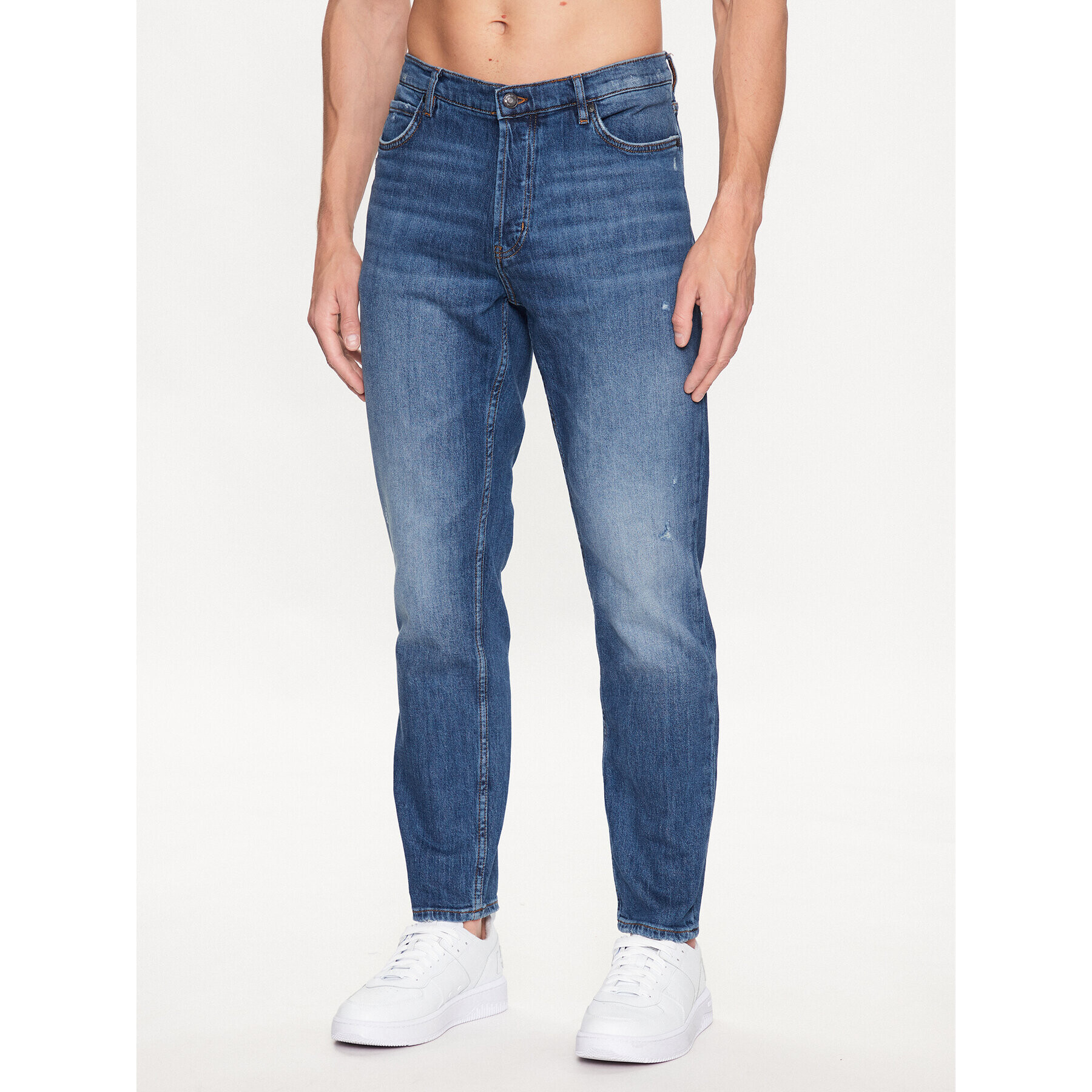 Hugo Farmer 50489857 Kék Tapered Fit - Pepit.hu