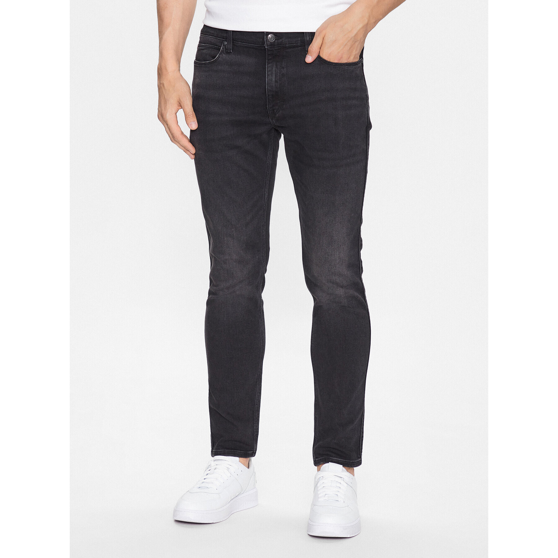 Hugo Farmer 50493859 Szürke Extra Slim Fit - Pepit.hu