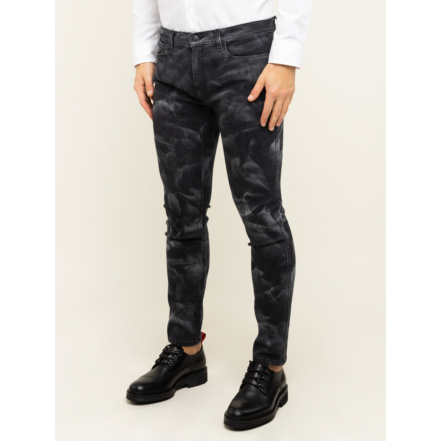 Hugo Farmer 734 50419578 Fekete Skinny Fit - Pepit.hu