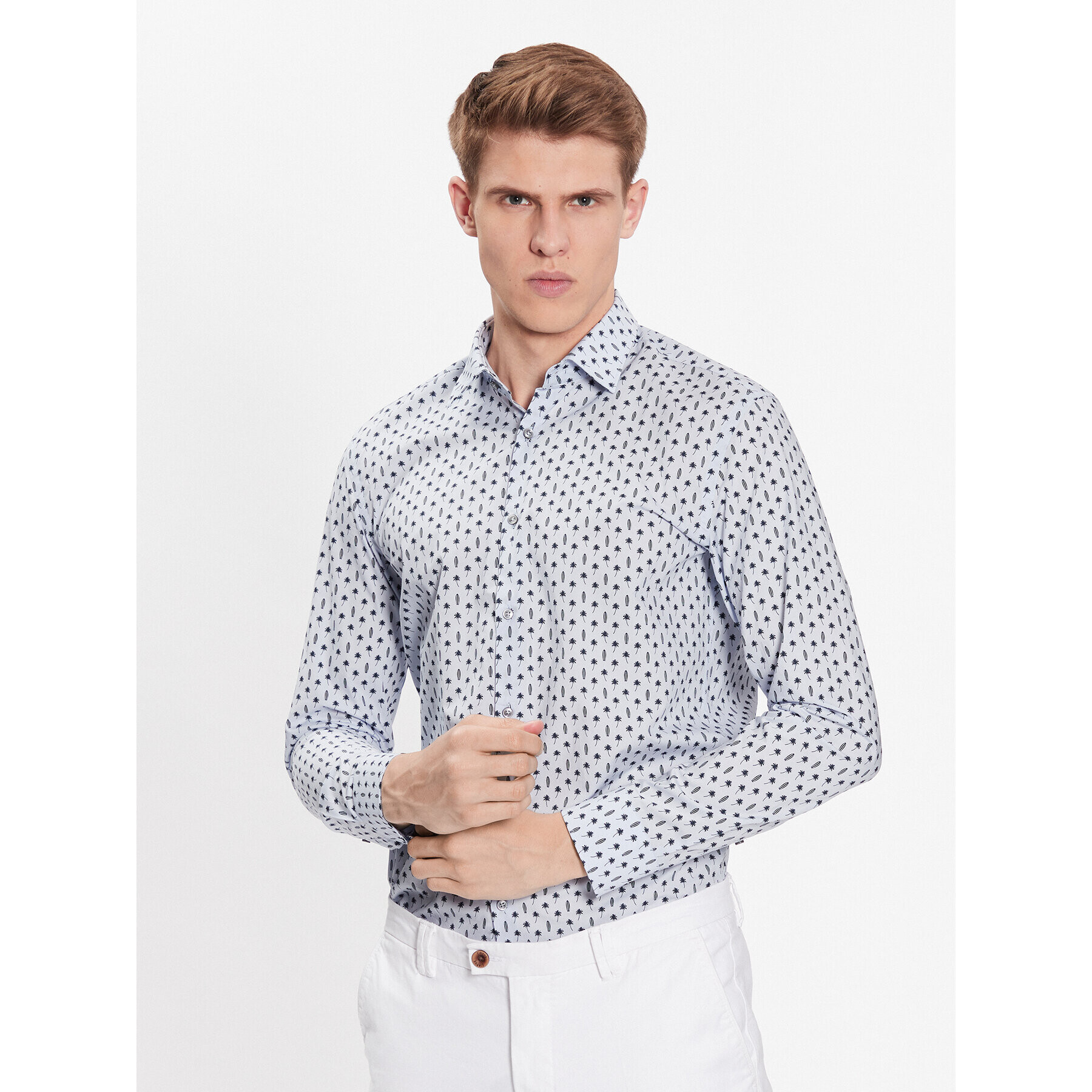 Hugo Ing 50490098 Szürke Slim Fit - Pepit.hu