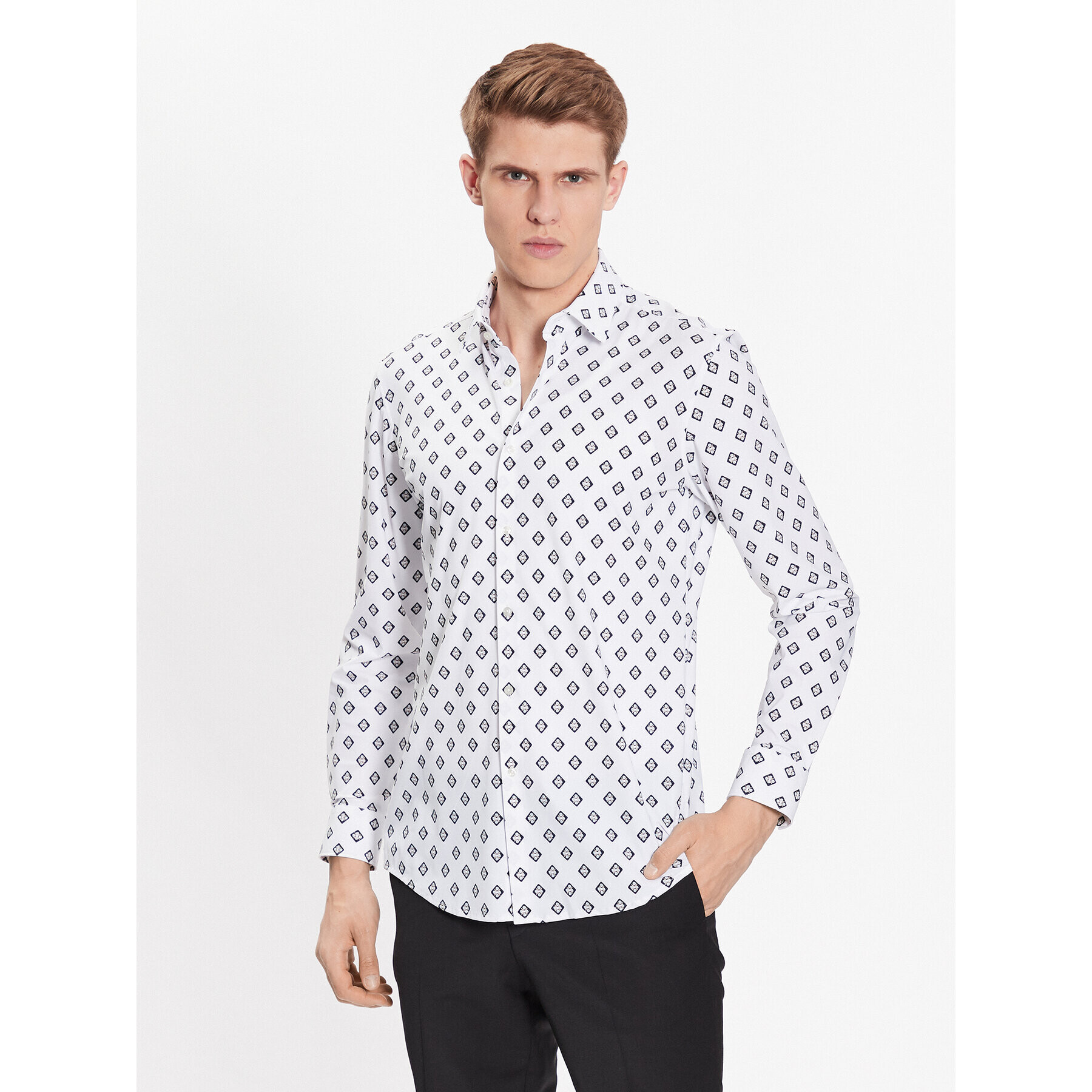 Hugo Ing 50490105 Fehér Slim Fit - Pepit.hu