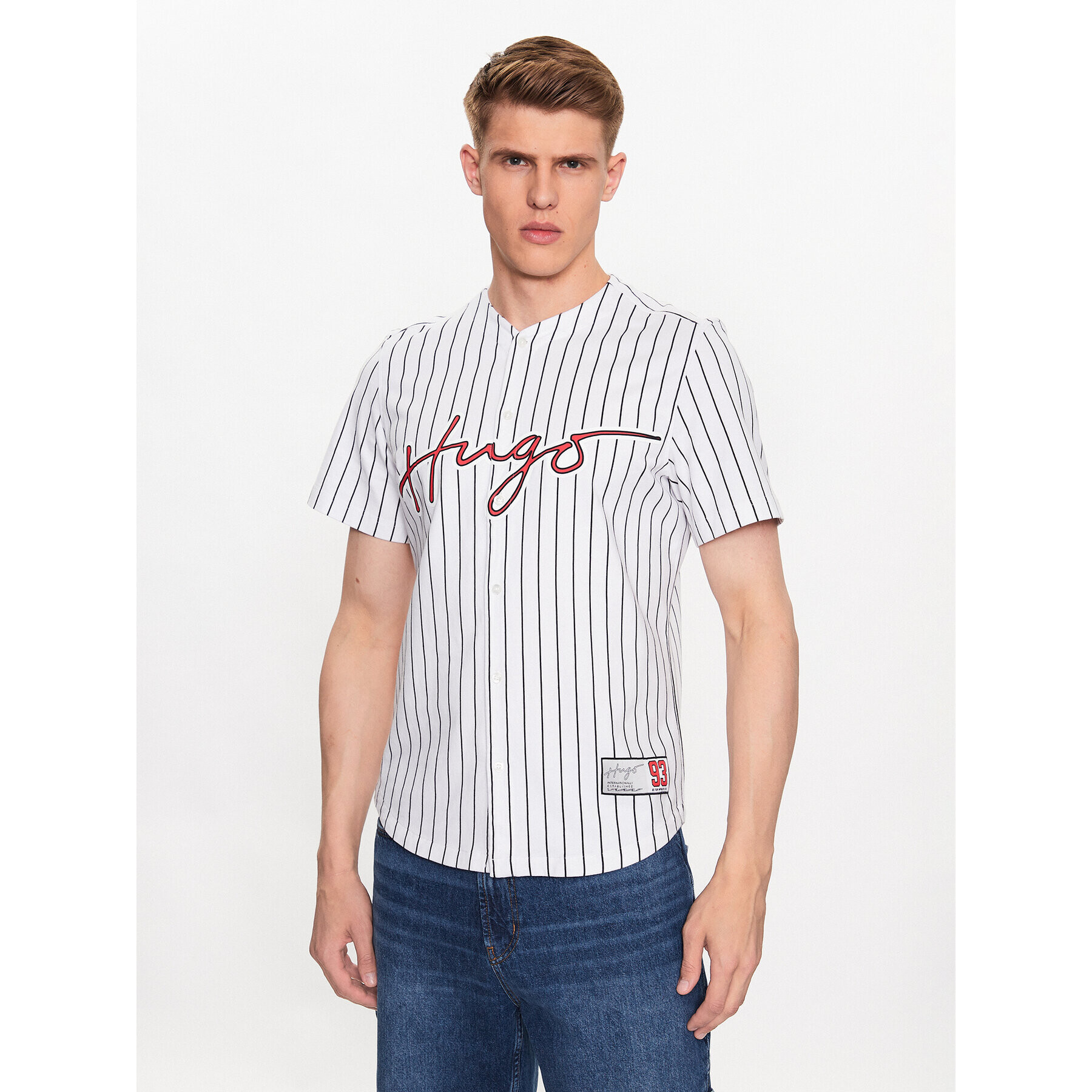 Hugo Ing 50490730 Fehér Relaxed Fit - Pepit.hu