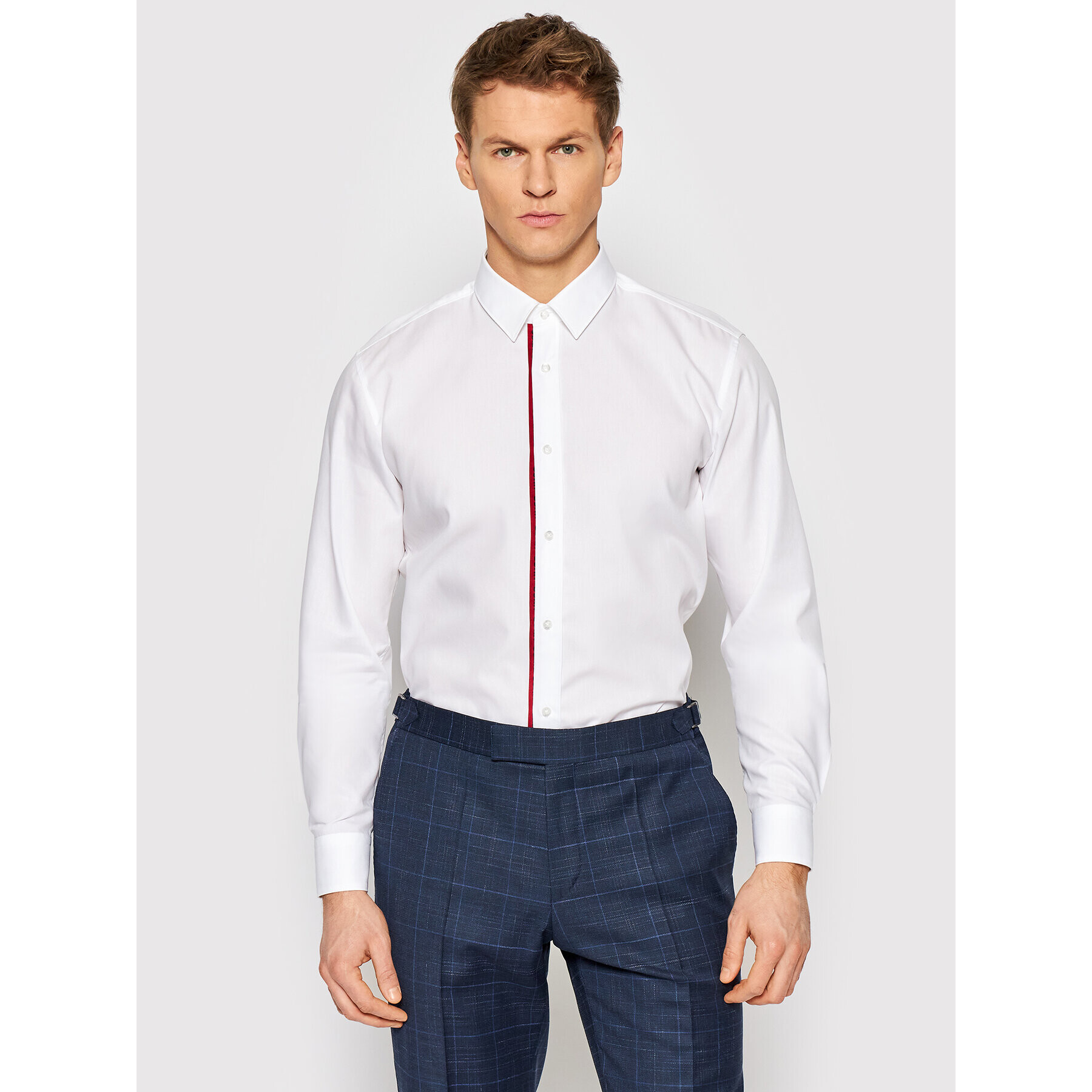 Hugo Ing Elisha02 50468142 Fehér Extra Slim Fit - Pepit.hu