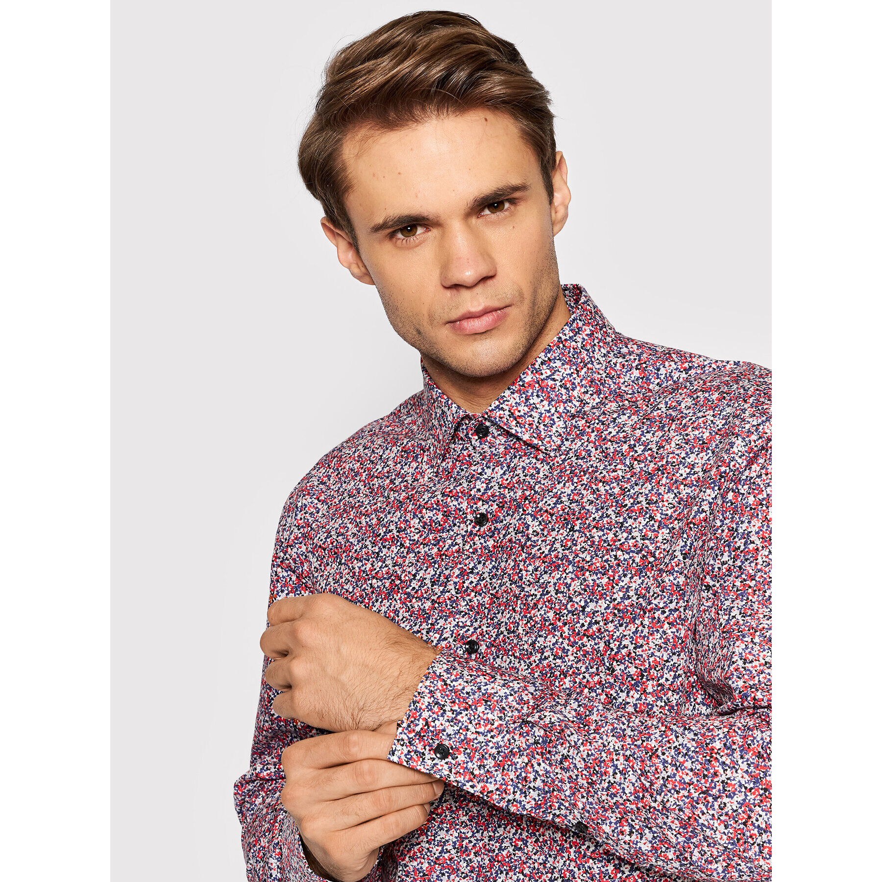 Hugo Ing Kenno 50456077 Rózsaszín Slim Fit - Pepit.hu