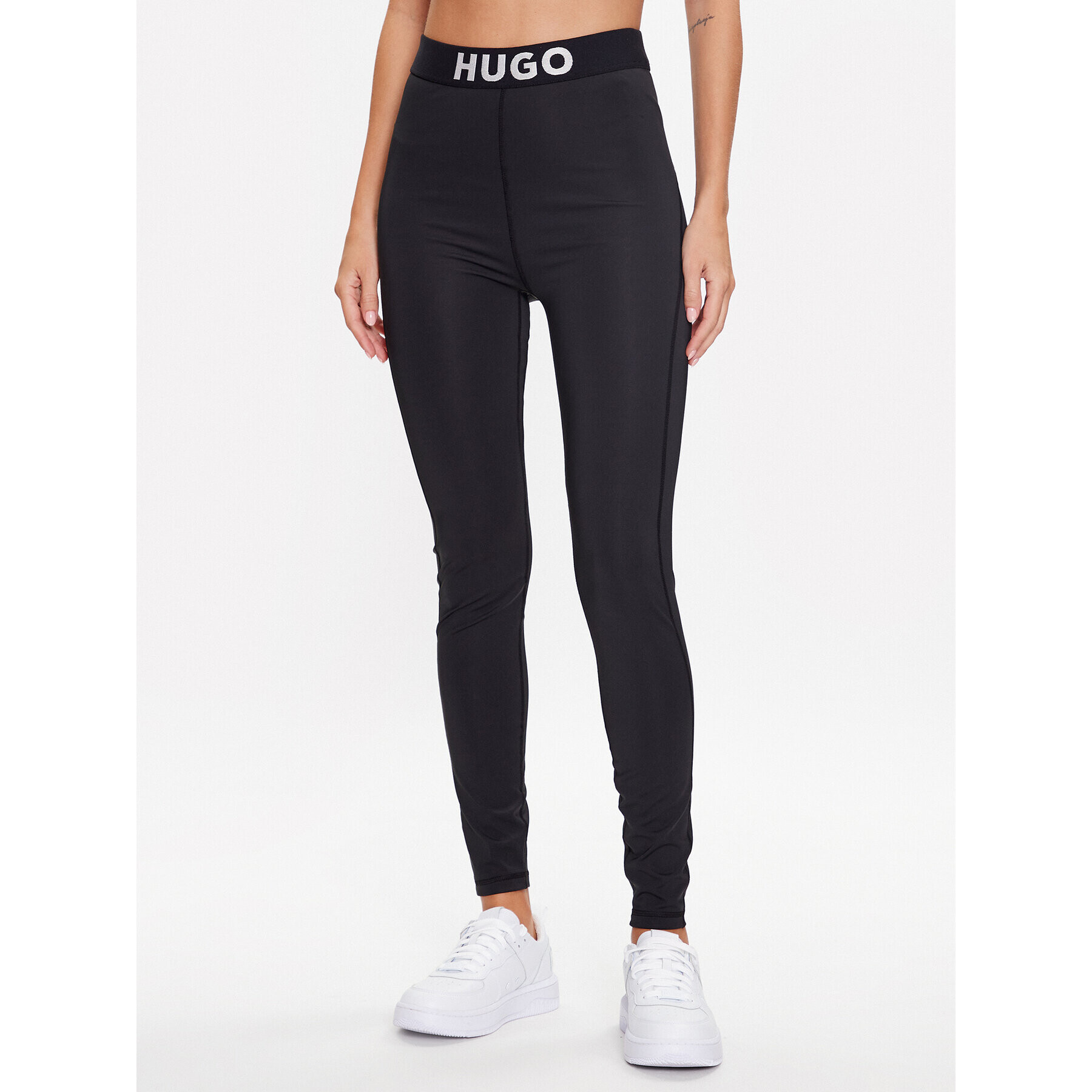 Hugo Leggings 50488442 Fekete Extra Slim Fit - Pepit.hu