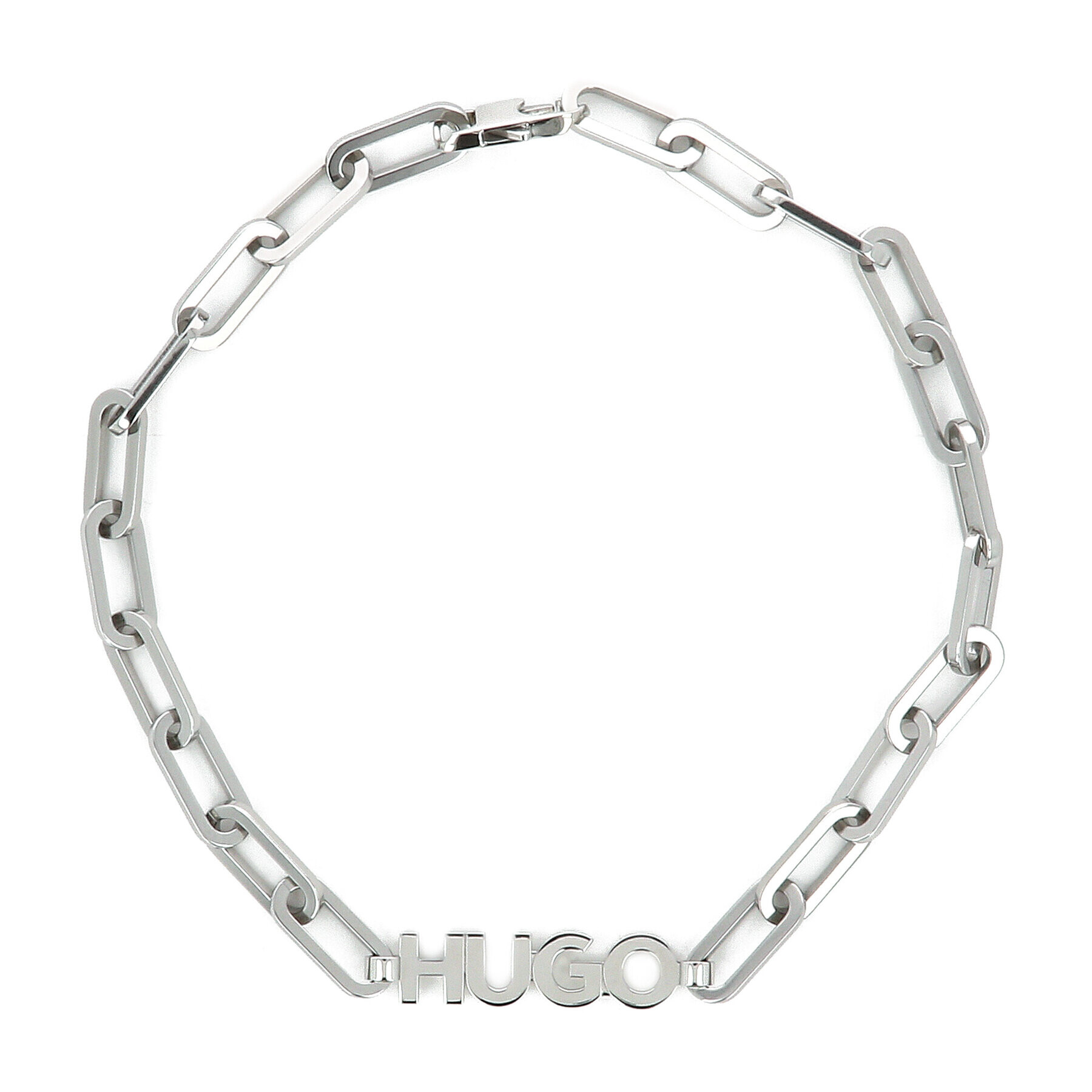 Hugo Nyaklánc E-logobold-Necklace 50472500 Ezüst - Pepit.hu