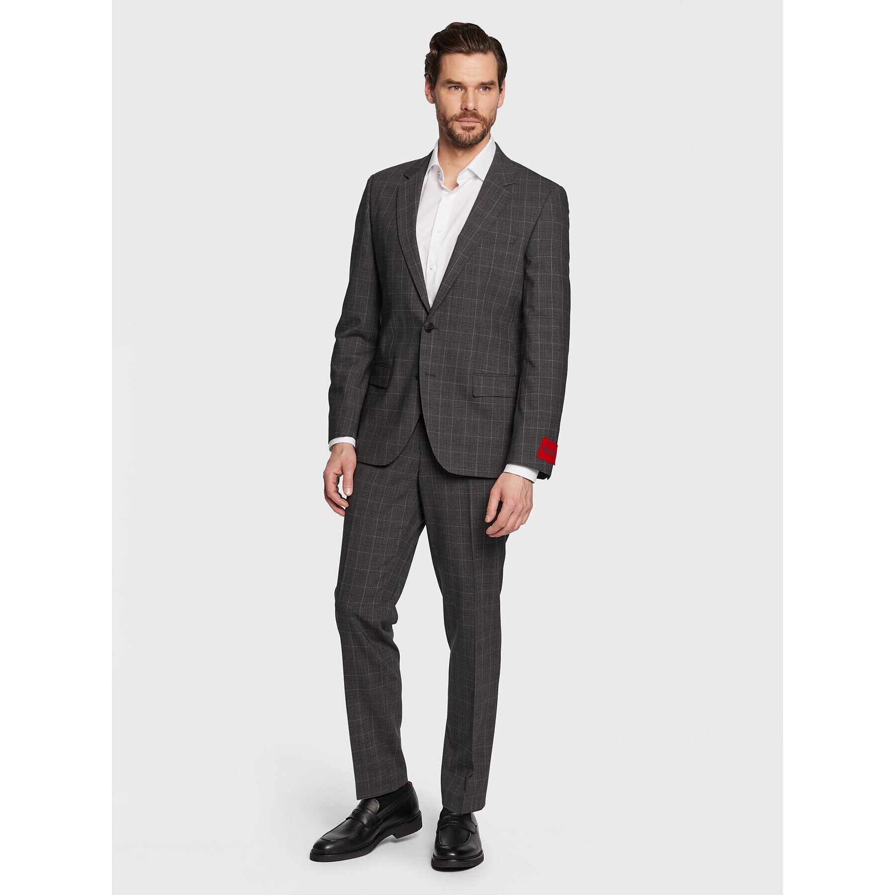 Hugo Öltöny 50485864 Szürke Slim Fit - Pepit.hu