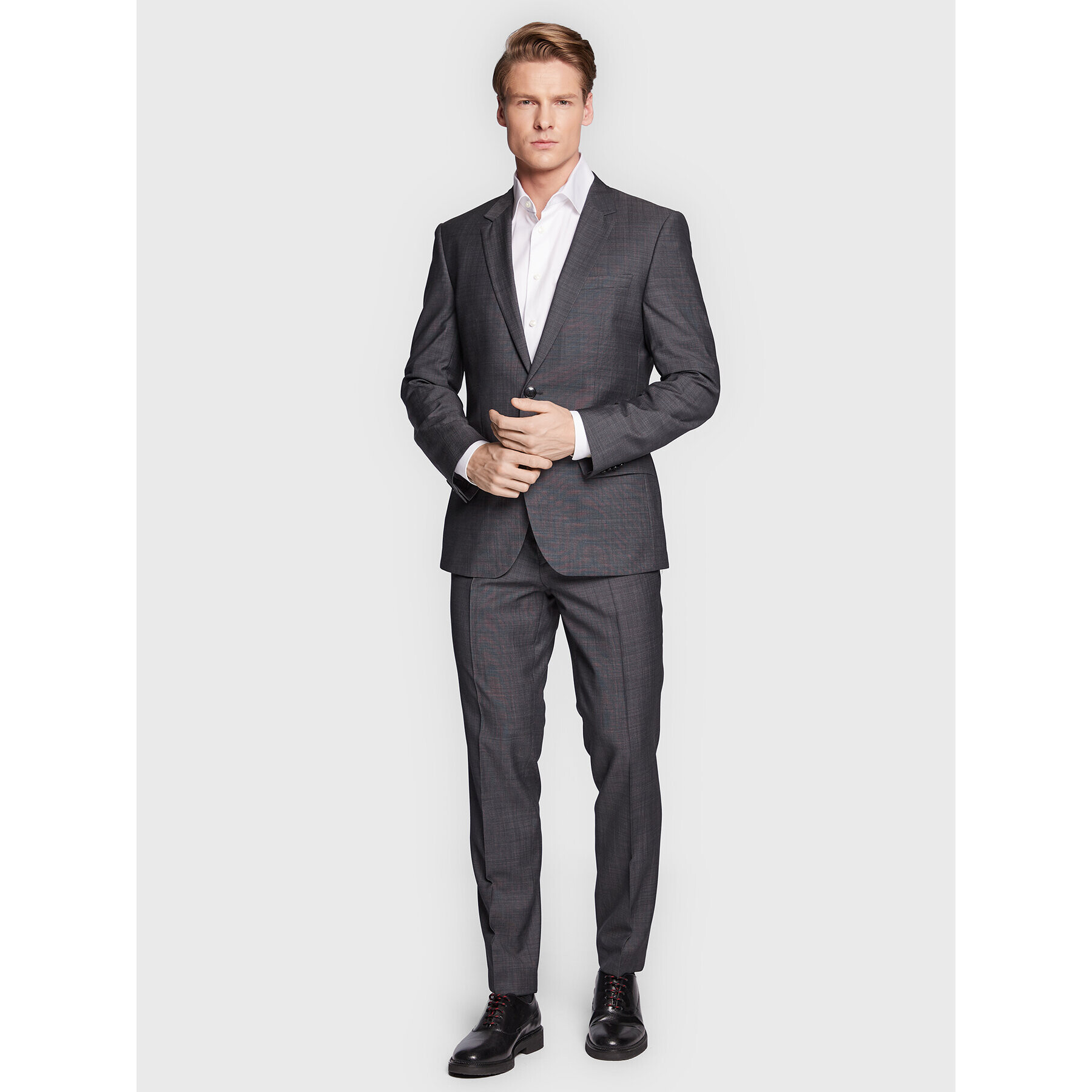 Hugo Öltöny Henry/Getlin212 50477168 Szürke Slim Fit - Pepit.hu