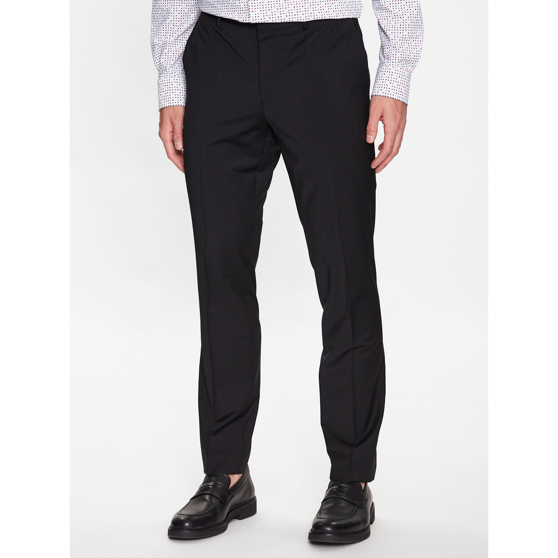 Hugo Öltöny nadrág 50446526 Fekete Slim Fit - Pepit.hu