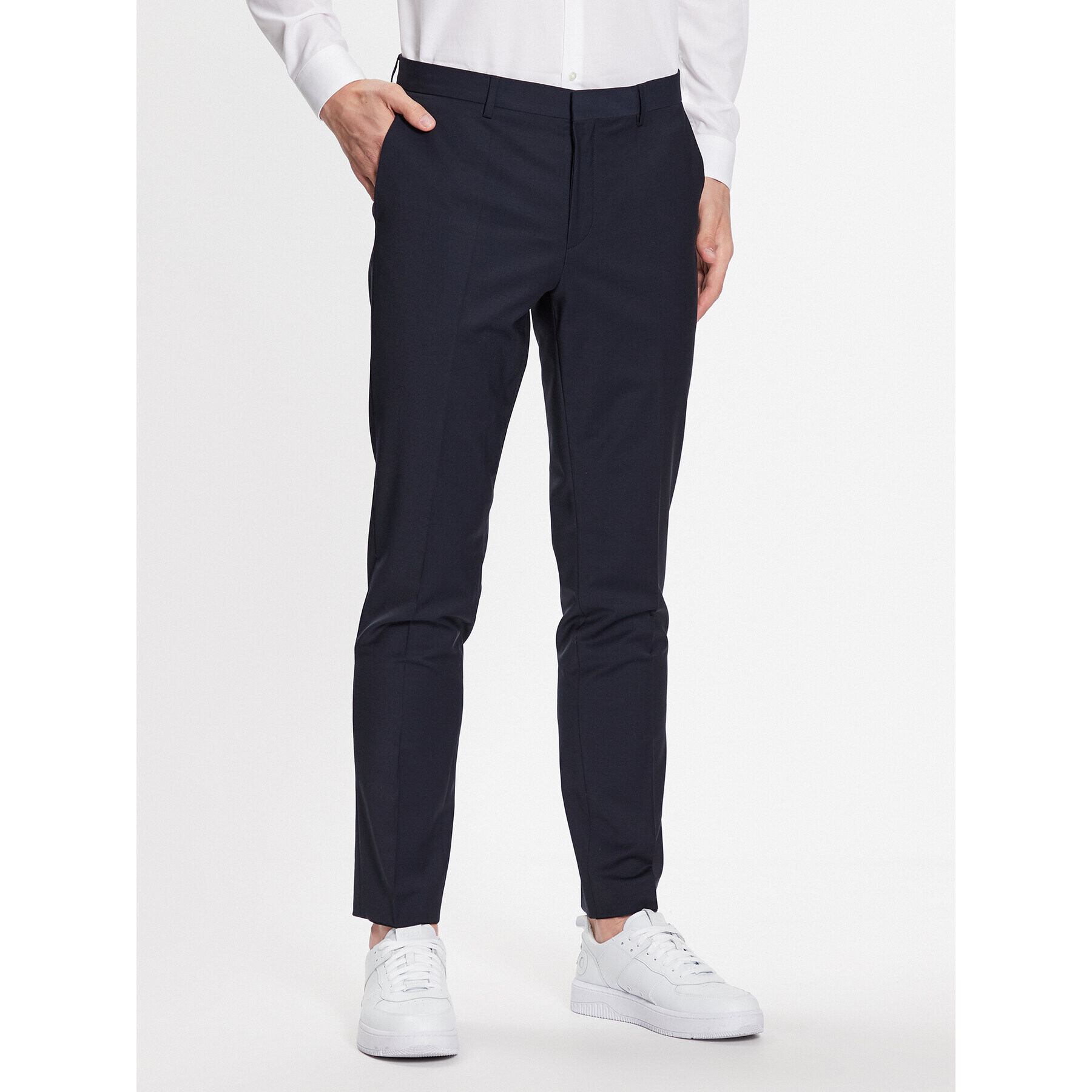 Hugo Öltöny nadrág 50446526 Sötétkék Slim Fit - Pepit.hu