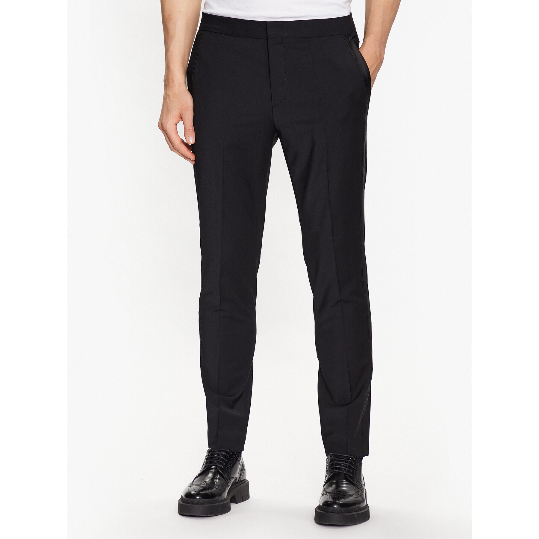 Hugo Öltöny nadrág 50476482 Fekete Extra Slim Fit - Pepit.hu