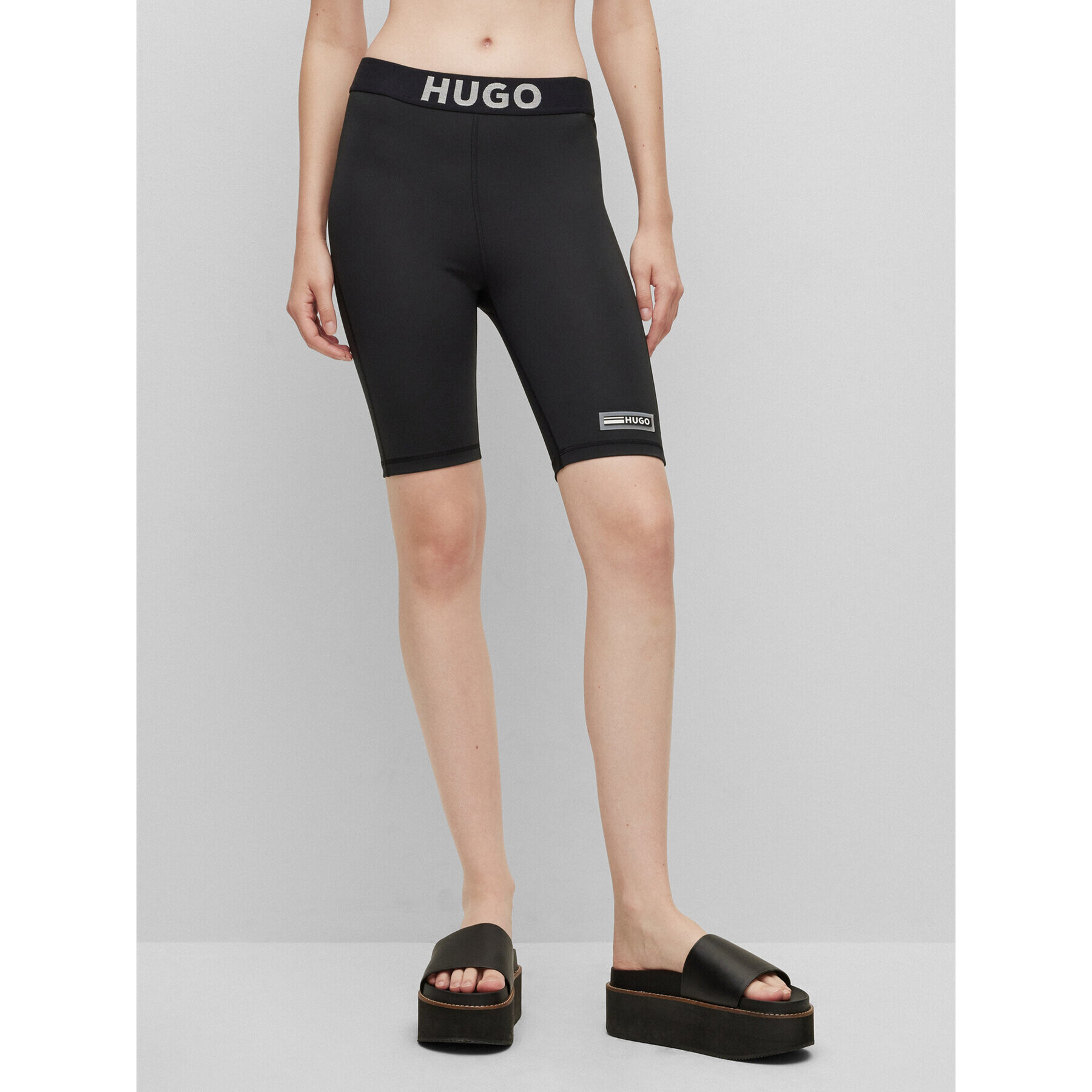 Hugo Sport rövidnadrág 50488434 Fekete Skinny Fit - Pepit.hu