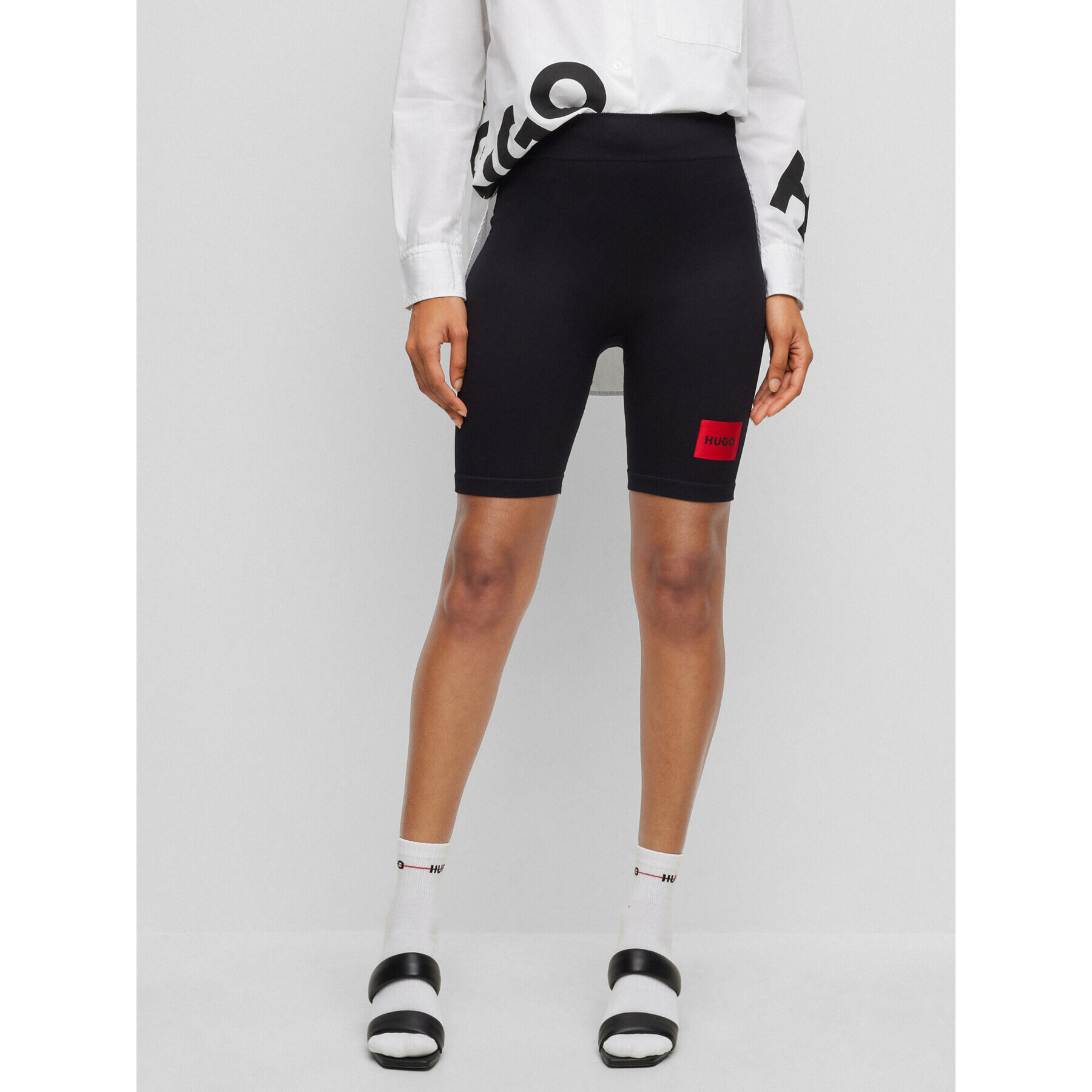 Hugo Sport rövidnadrág 50496462 Fekete Slim Fit - Pepit.hu