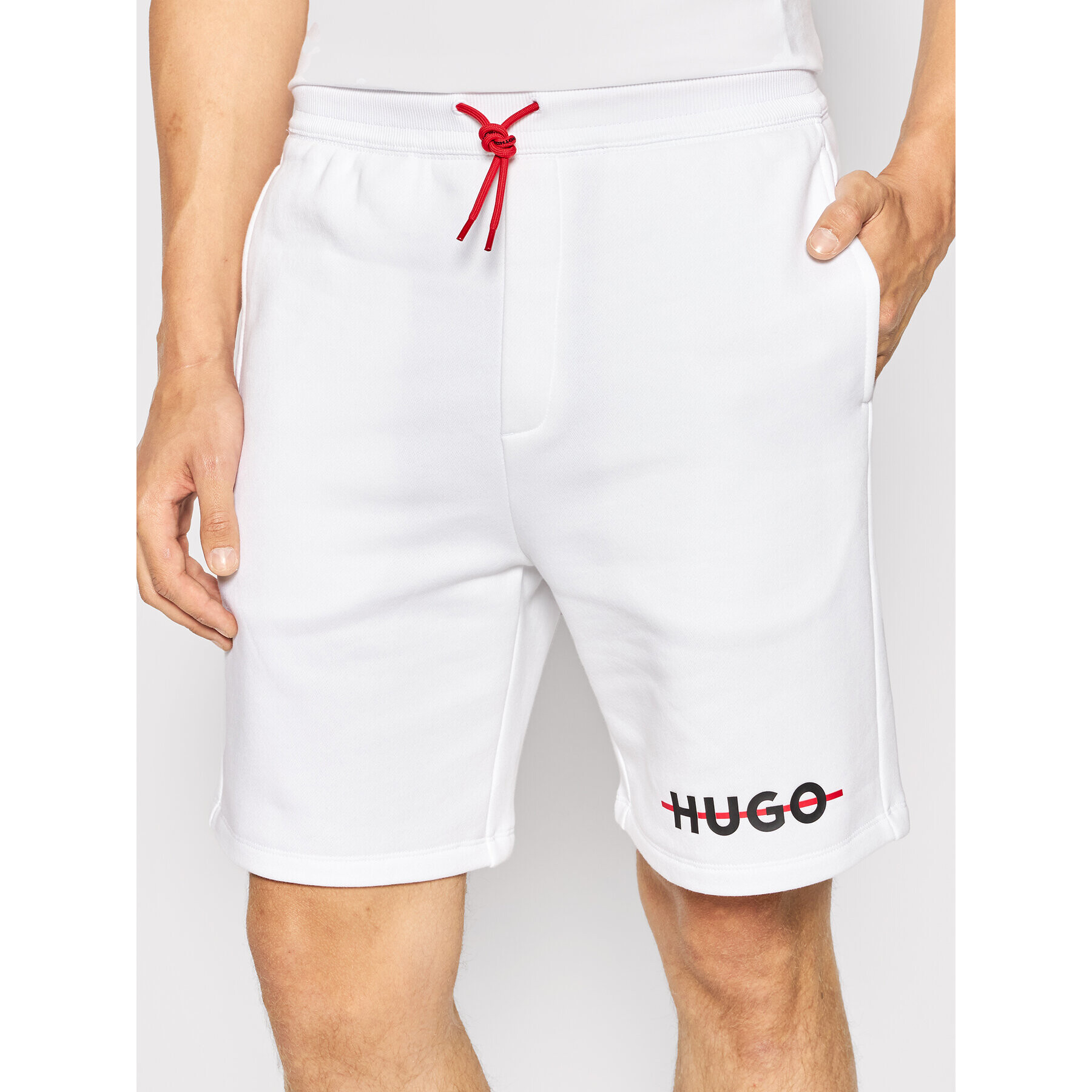 Hugo Sport rövidnadrág Dedford 50481138 Fehér Regular Fit - Pepit.hu