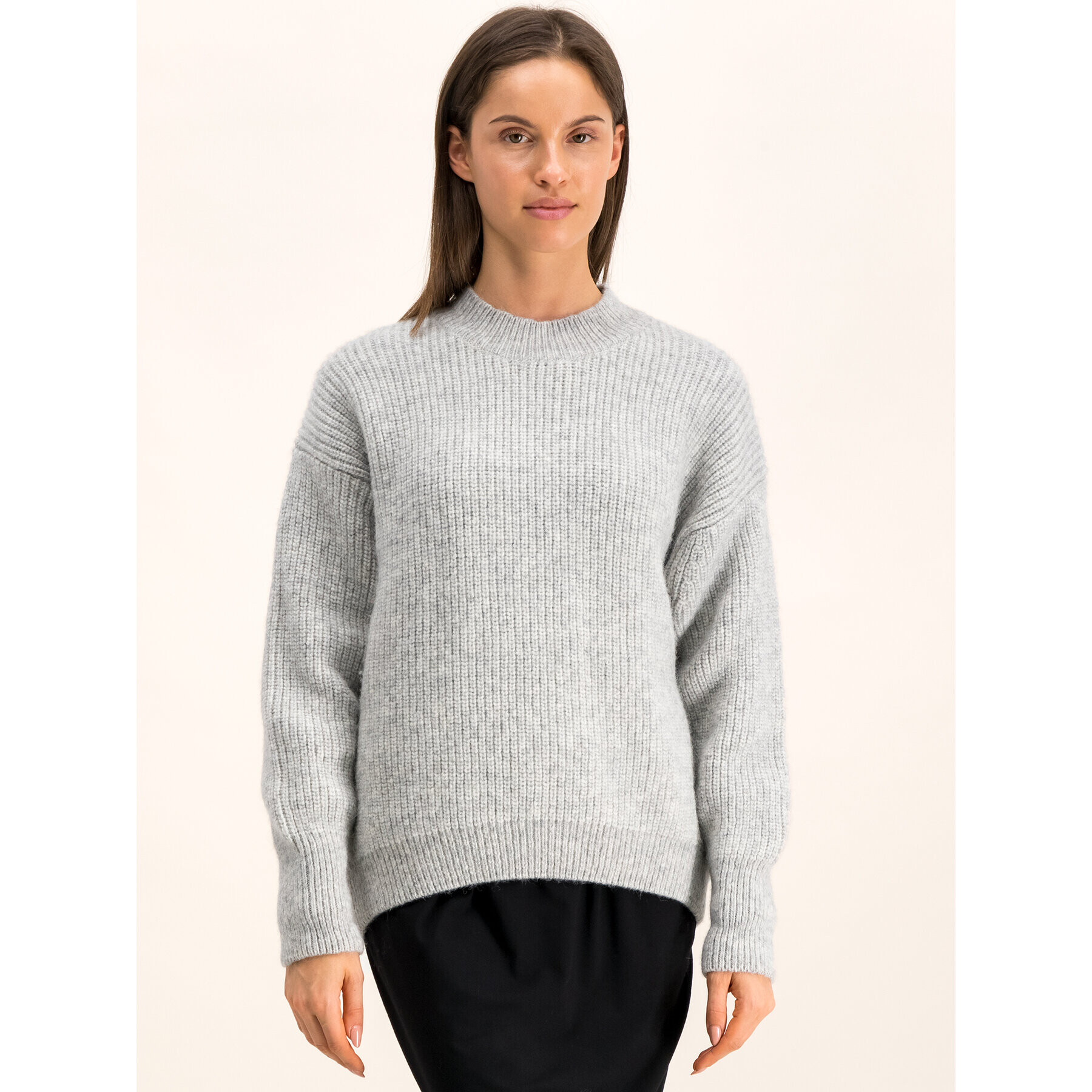 Hugo Sweater 10219925 Szürke Regular Fit - Pepit.hu