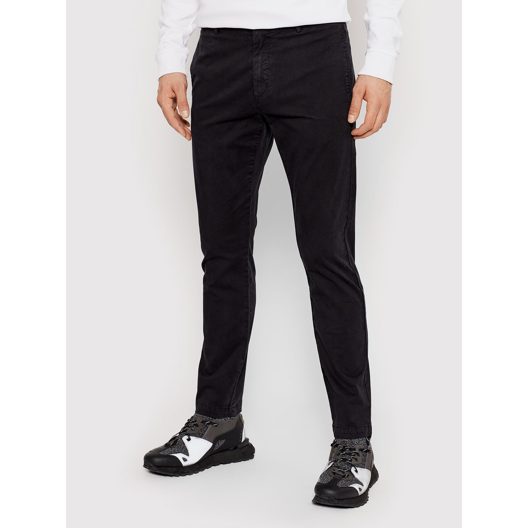 Hugo Szövet nadrág David204d 50437976 Fekete Slim Fit - Pepit.hu